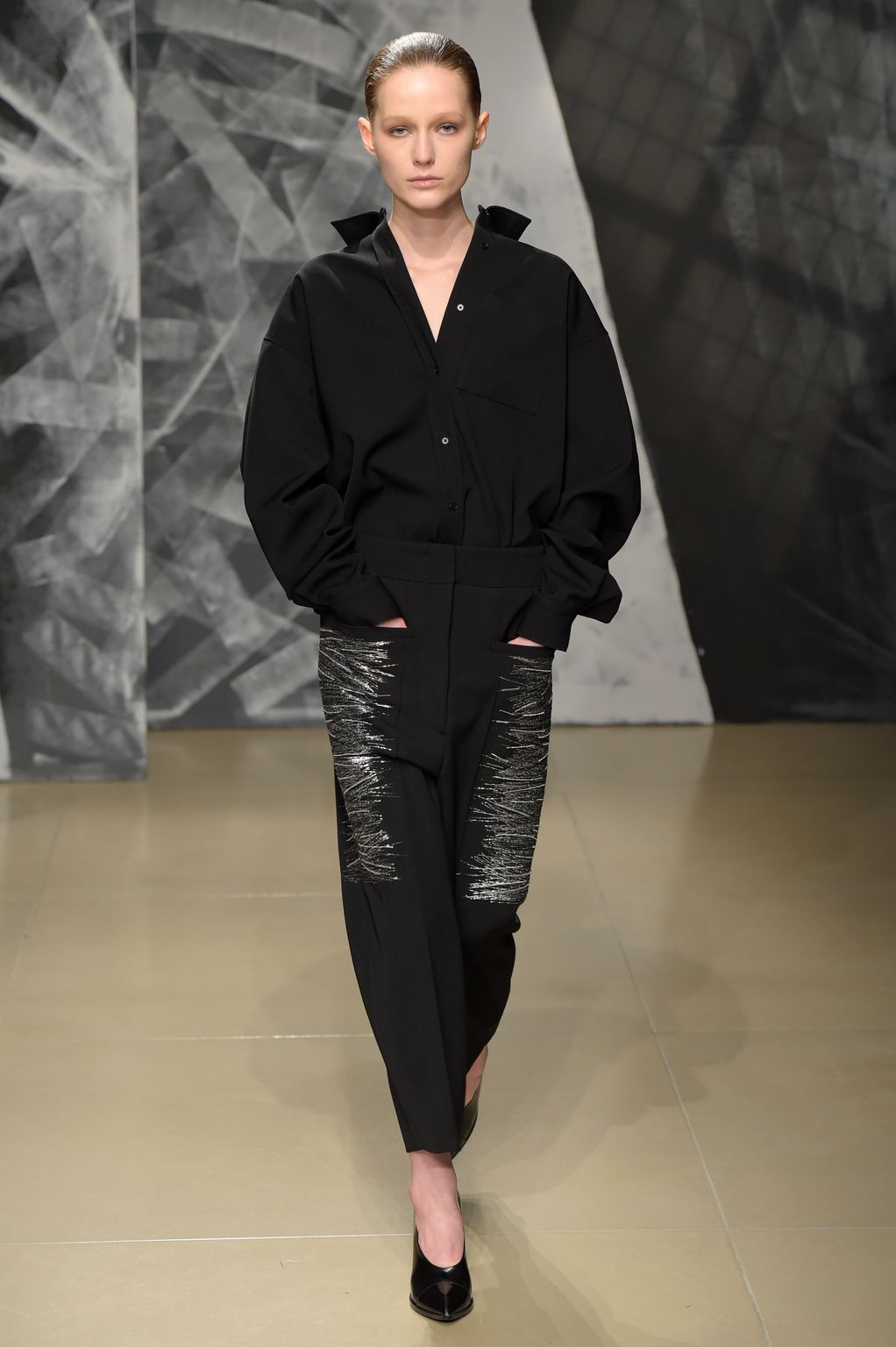 Fashion Week Milan Fall/Winter 2016 look 23 from the Jil Sander collection 女装