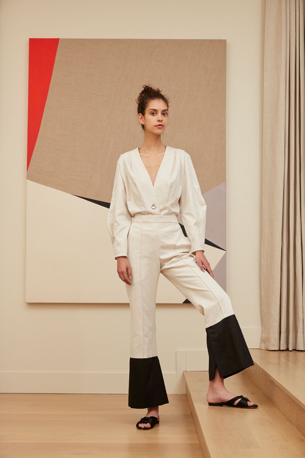 Fashion Week New York Resort 2019 look 1 de la collection Arias womenswear