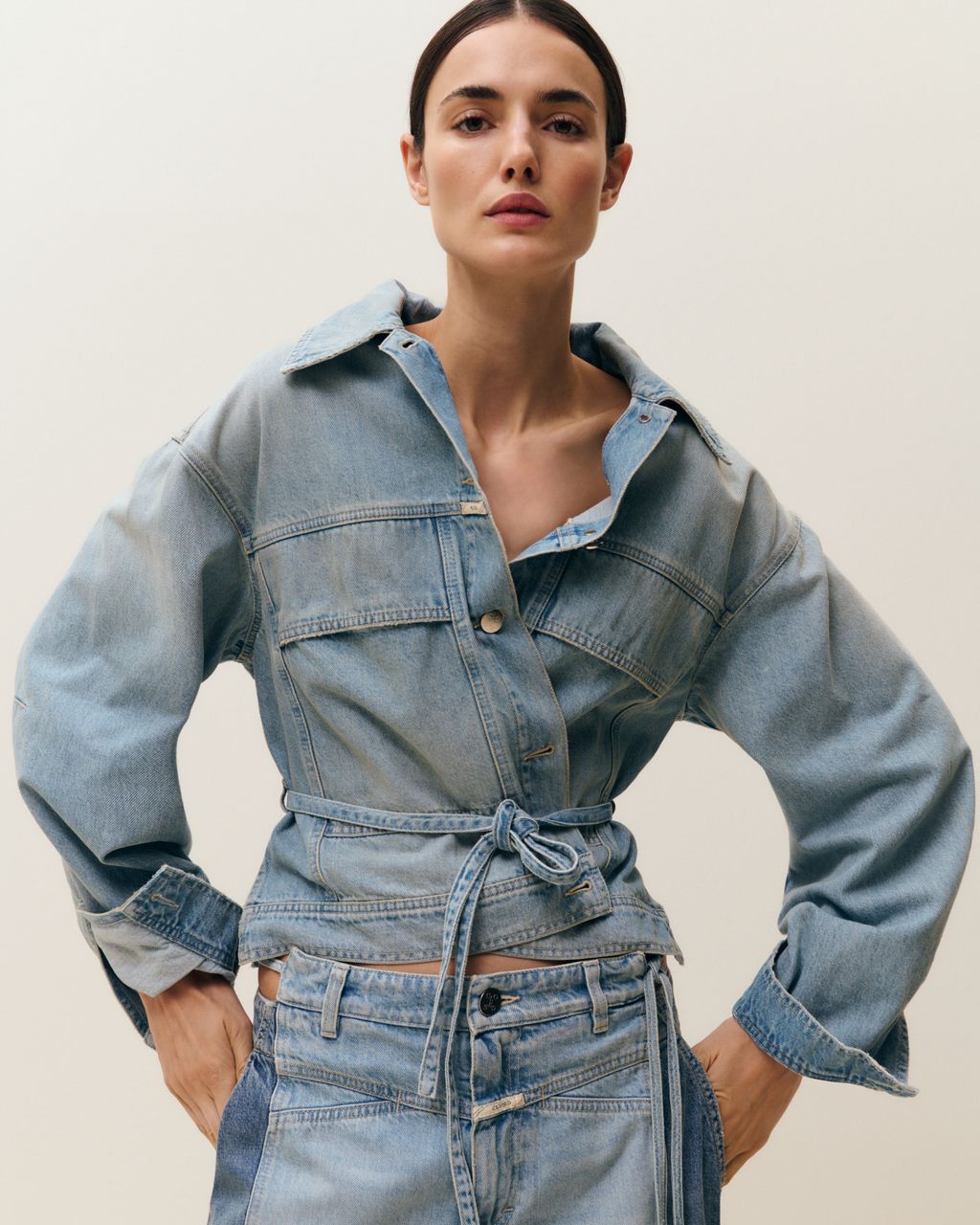 Fashion Week Paris Spring-Summer 2025 look 1 from the Closed collection womenswear