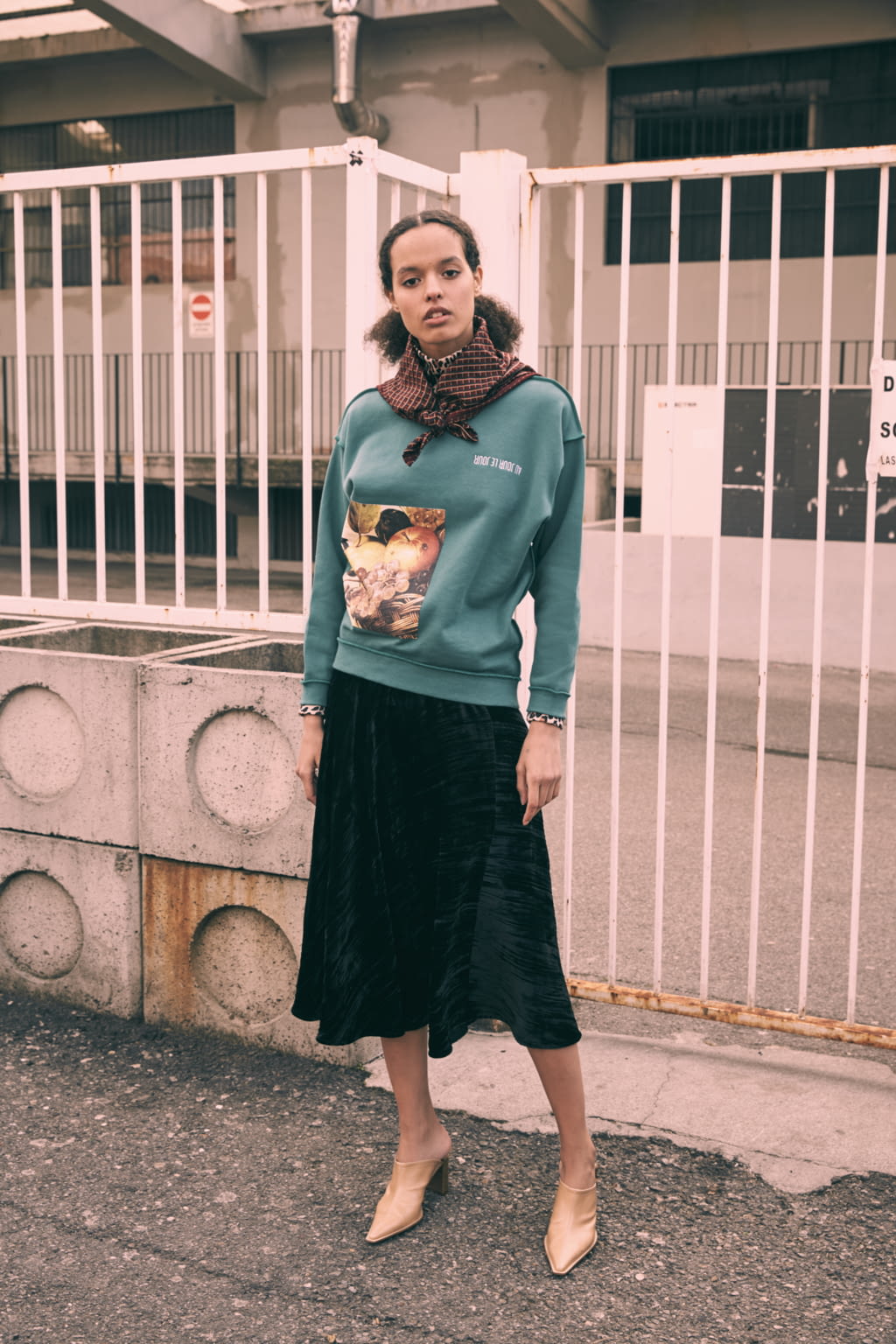 Fashion Week Milan Pre-Fall 2018 look 2 de la collection Au Jour Le Jour womenswear