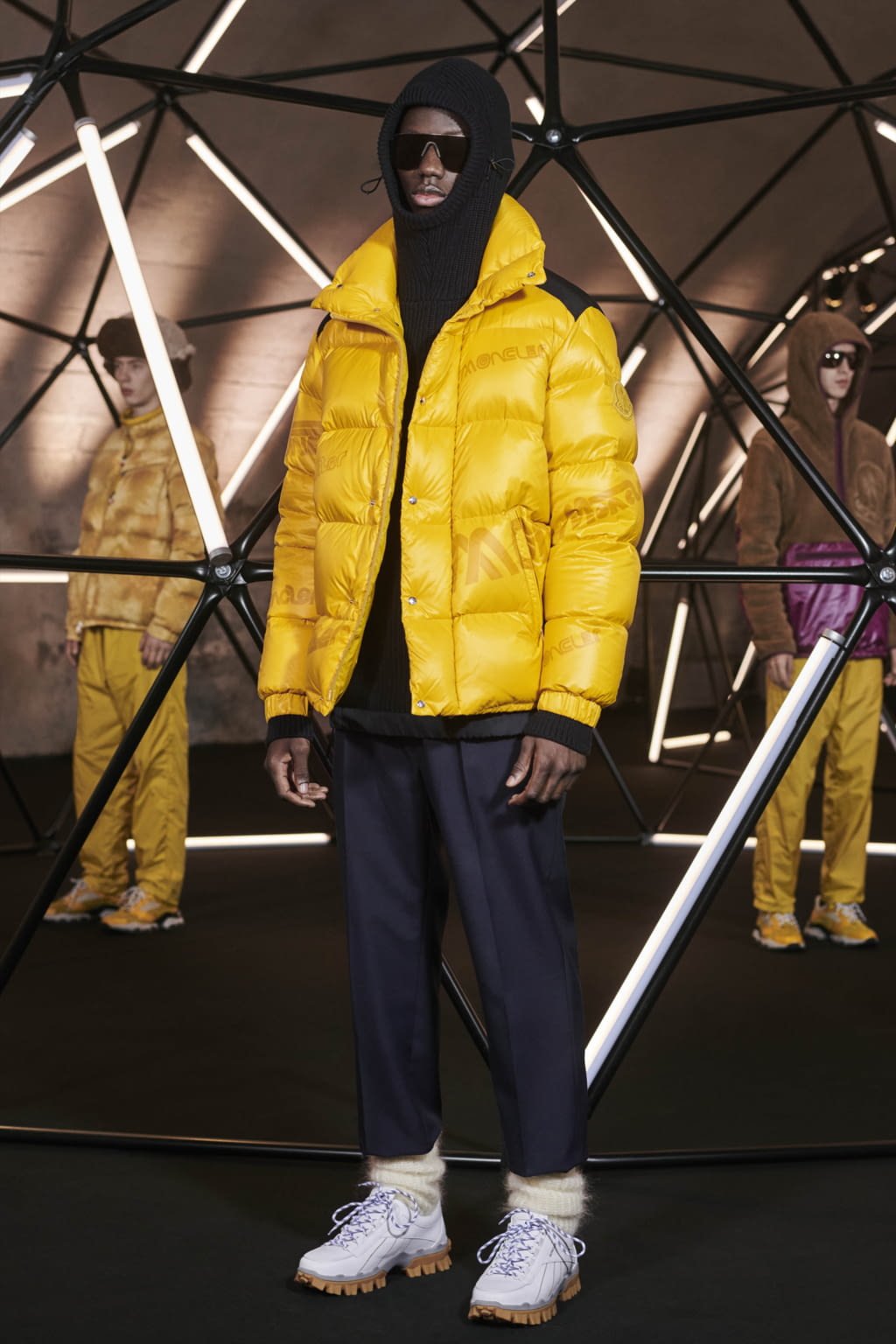 Fashion Week Milan Fall/Winter 2019 look 10 from the 2 MONCLER 1952 + VALEXTRA collection menswear