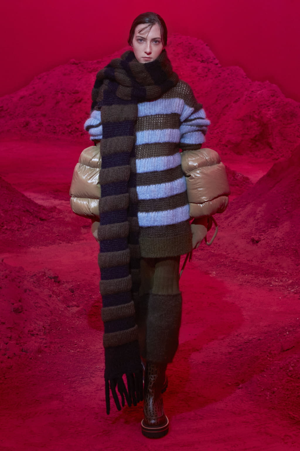 Fashion Week Milan Fall/Winter 2020 look 6 from the 2 Moncler 1952 collection 女装