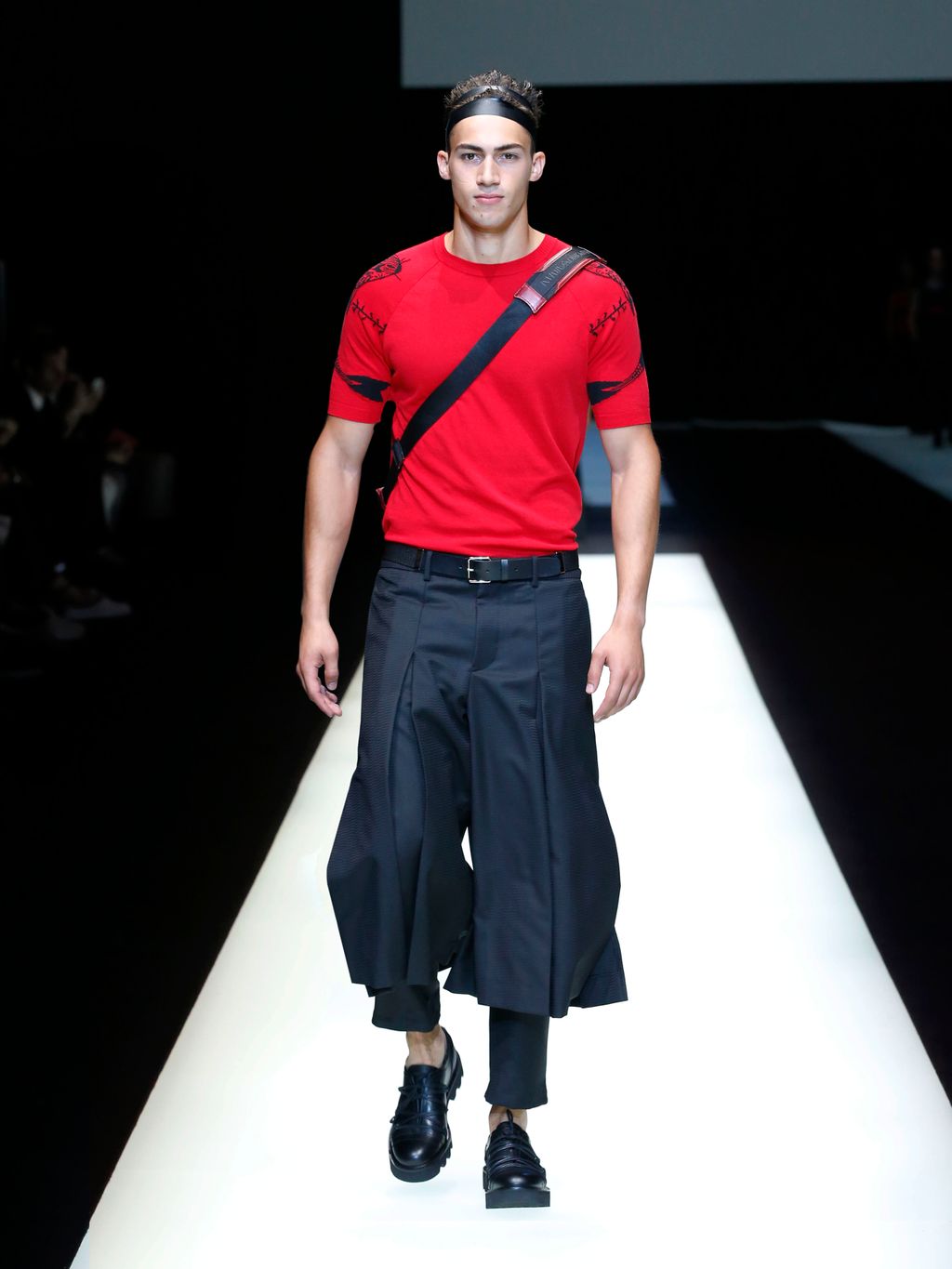 Fashion Week Milan Spring/Summer 2018 look 20 from the Emporio Armani collection menswear