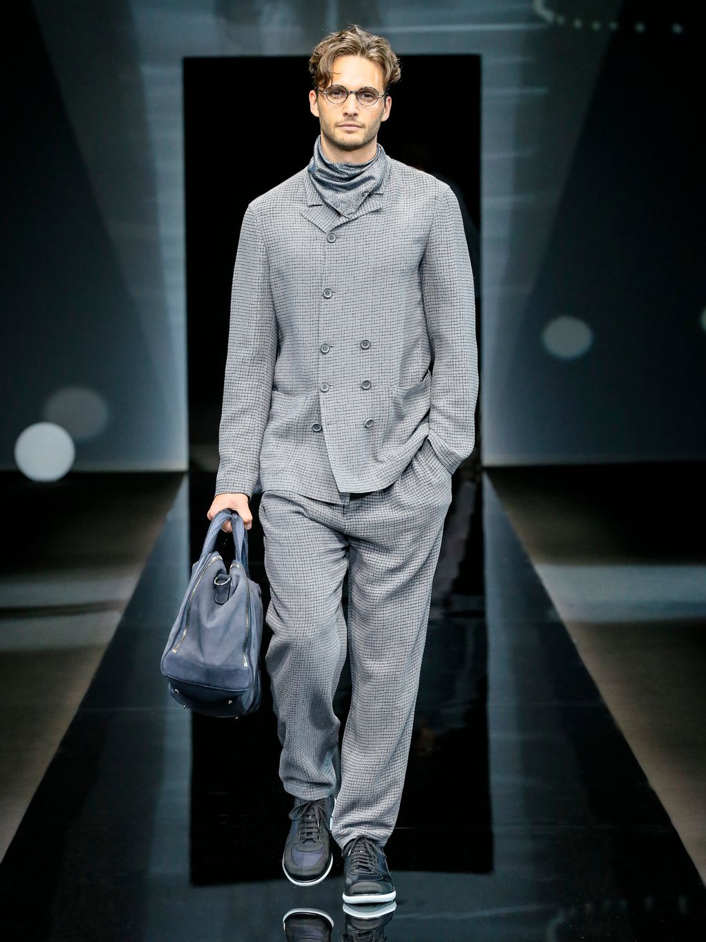 Fashion Week Milan Spring/Summer 2017 look 20 from the Giorgio Armani collection menswear