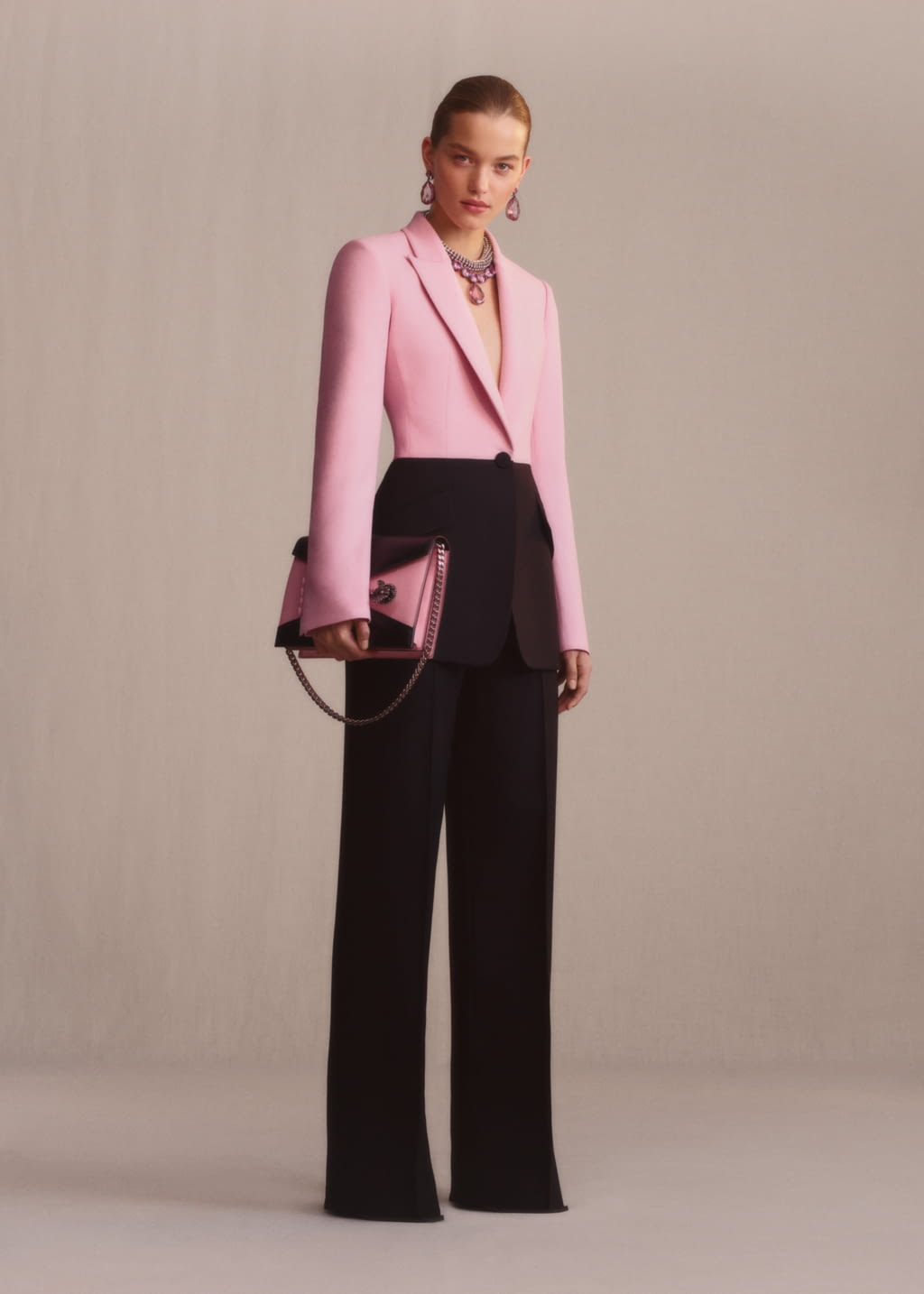 Fashion Week London Pre-Fall 2019 look 20 de la collection Alexander McQueen womenswear