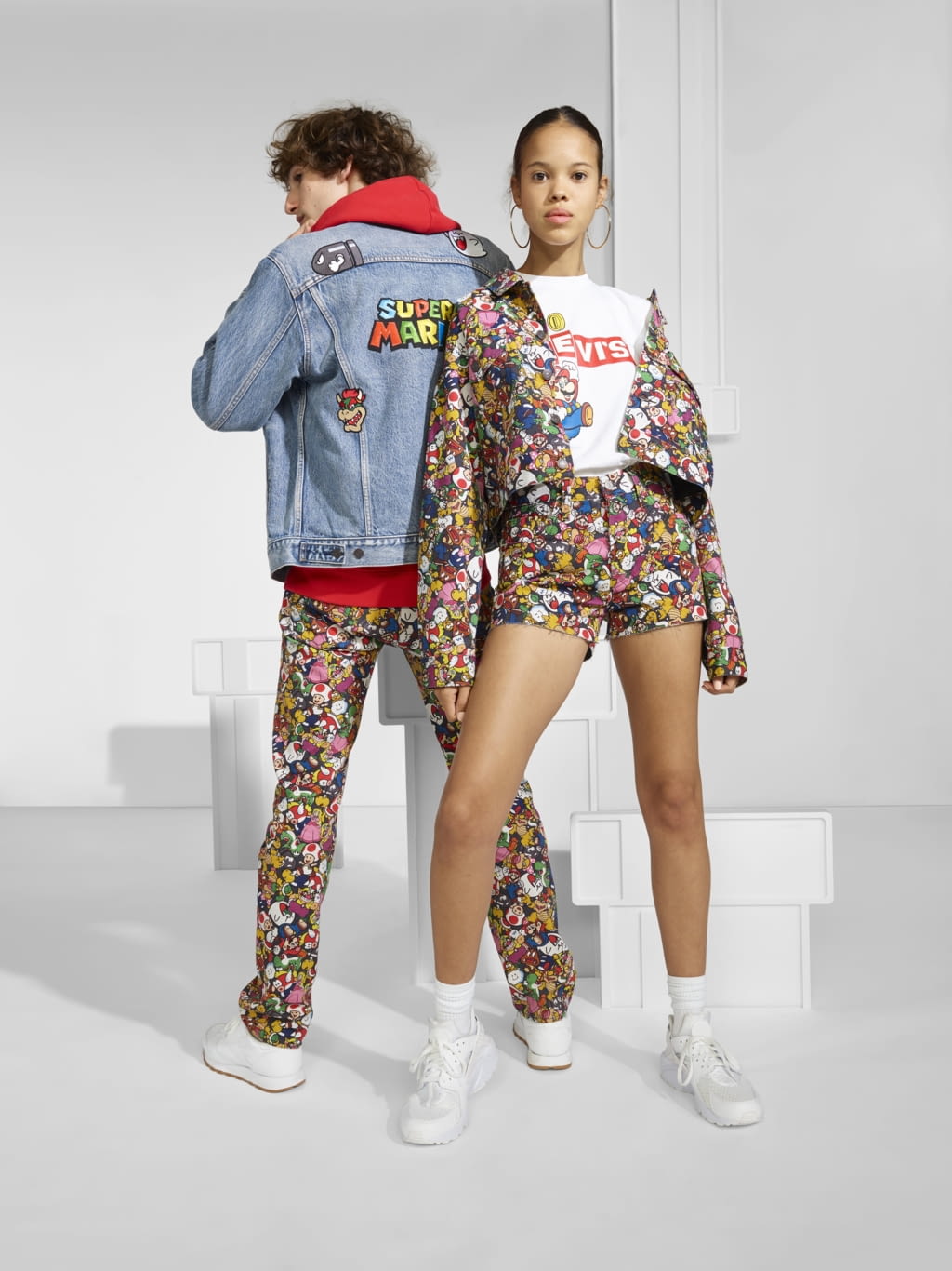 Fashion Week Paris Spring/Summer 2020 look 24 from the Levi’s® x Mario collection 女装