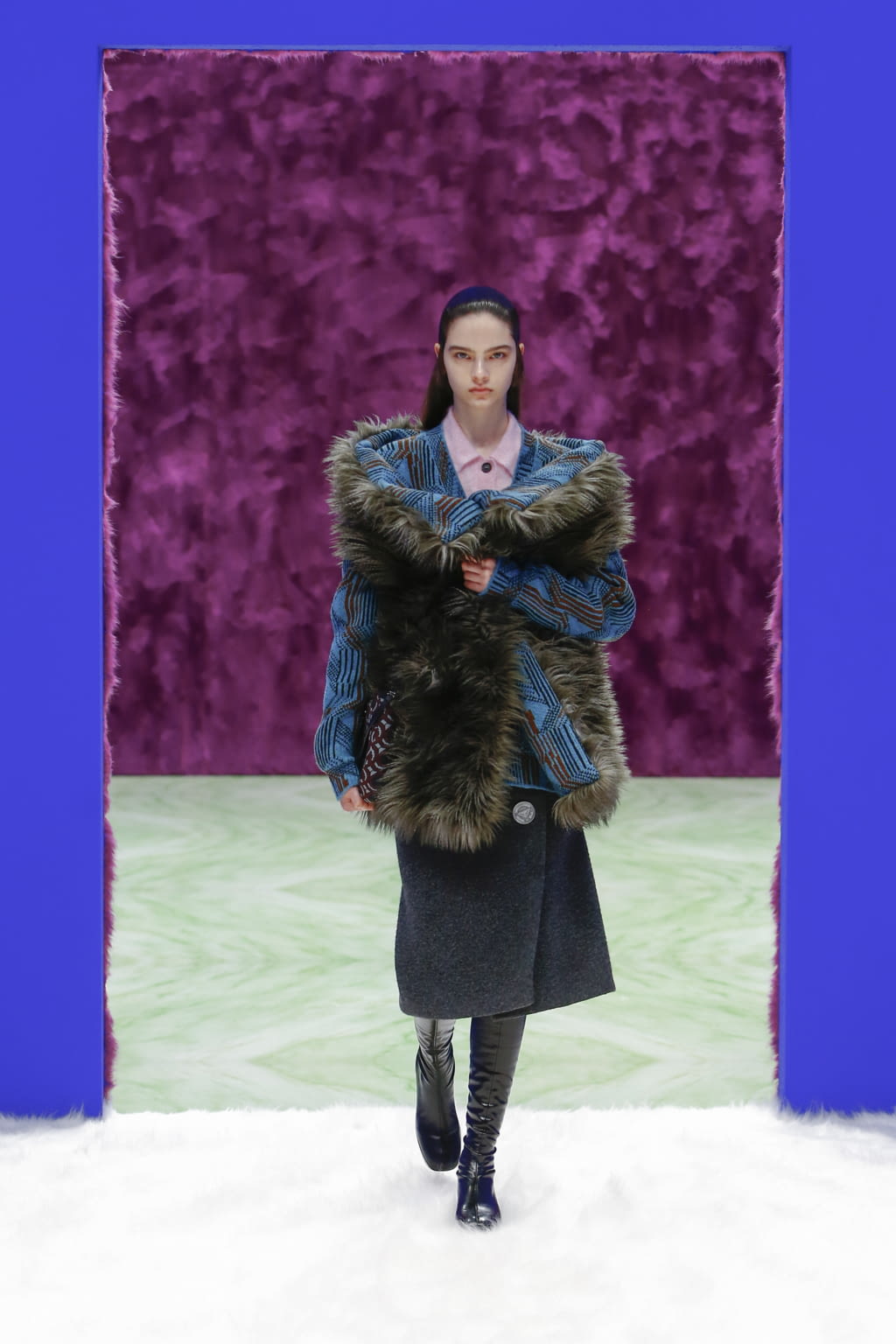 Fashion Week Milan Fall/Winter 2021 look 20 de la collection Prada womenswear
