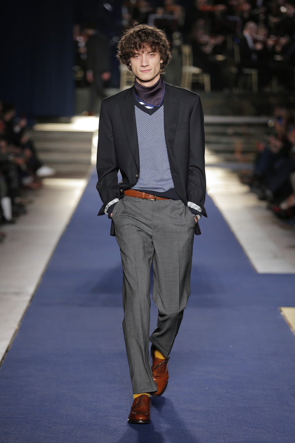 Fashion Week Florence Fall/Winter 2018 look 6 from the Brooks Brothers collection menswear