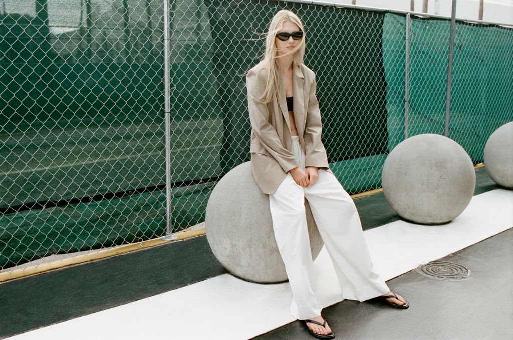 Fashion Week Paris Spring/Summer 2026 look 10 from the Soeur collection womenswear