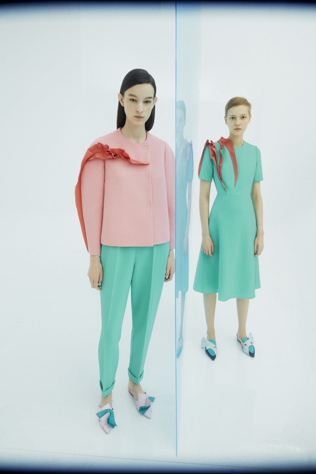 Fashion Week London Resort 2019 look 20 from the Delpozo collection 女装