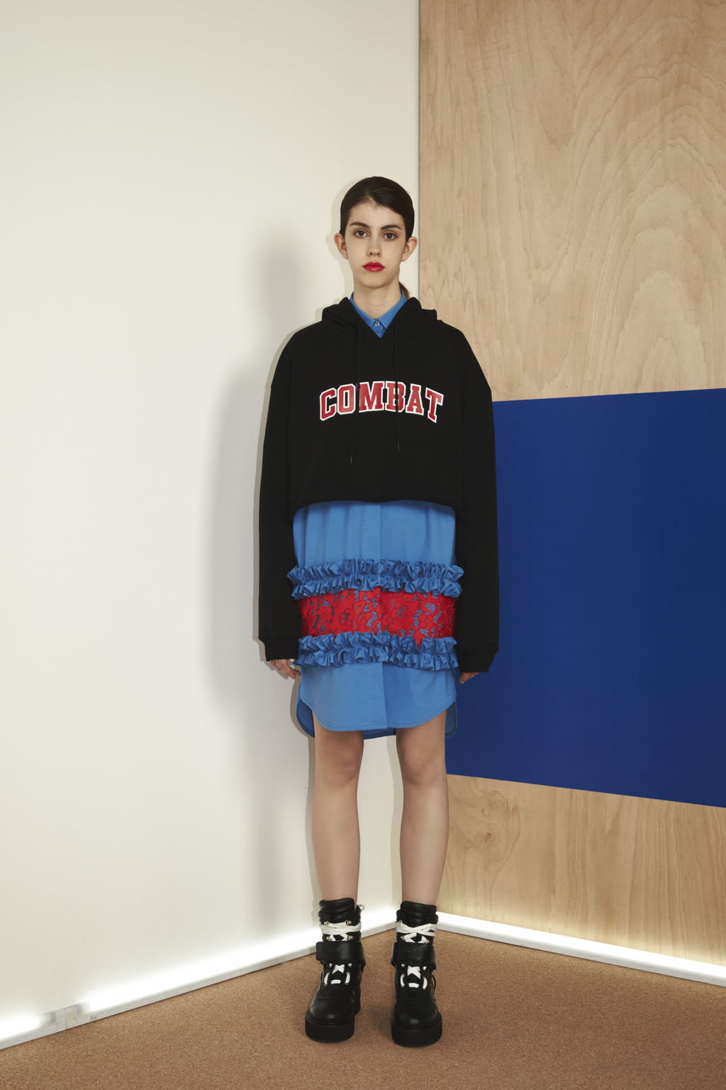 Fashion Week Milan Resort 2017 look 21 from the MSGM collection 女装