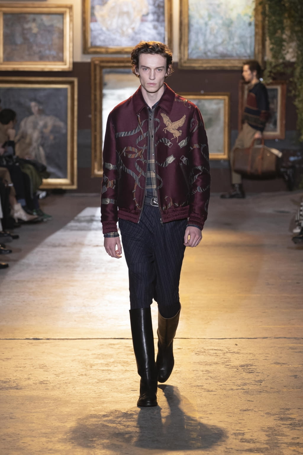 Fashion Week Milan Fall/Winter 2020 look 21 from the Etro collection 男装