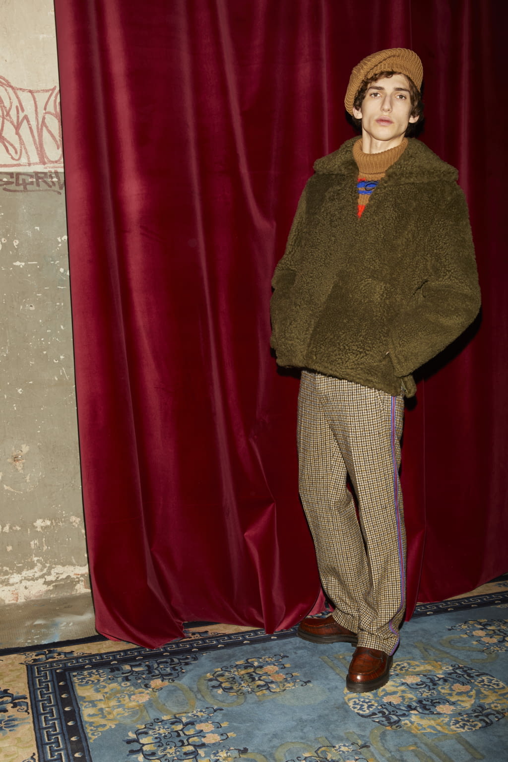 Fashion Week Milan Fall/Winter 2018 look 21 from the Missoni collection menswear