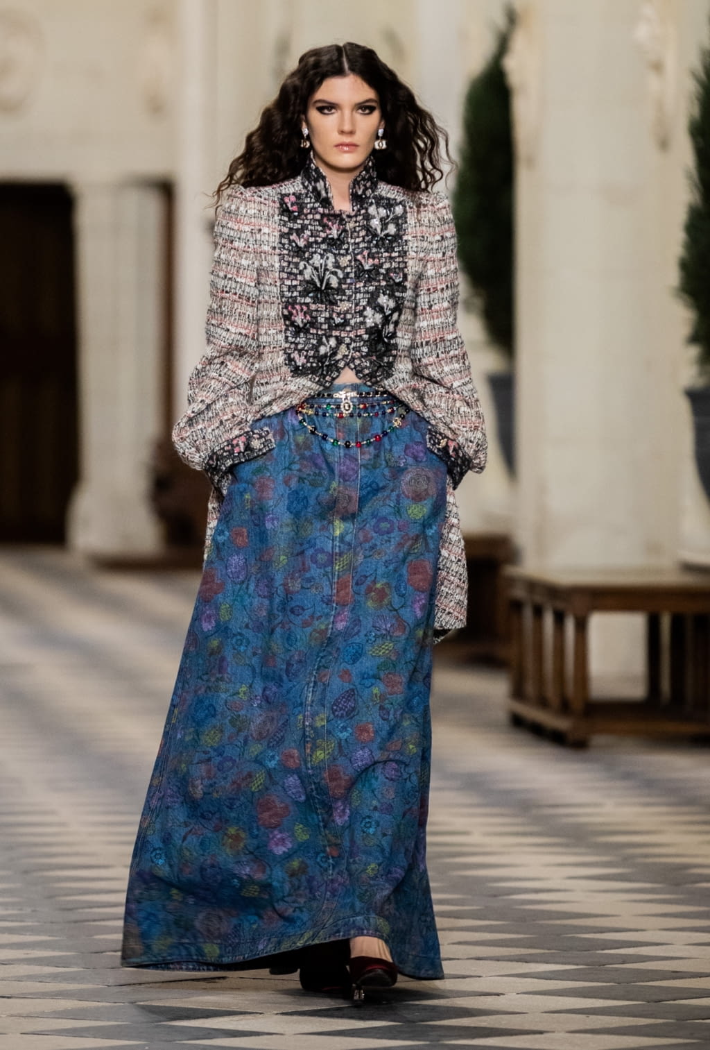Fashion Week Paris Pre-Fall 2021 look 21 de la collection Chanel womenswear