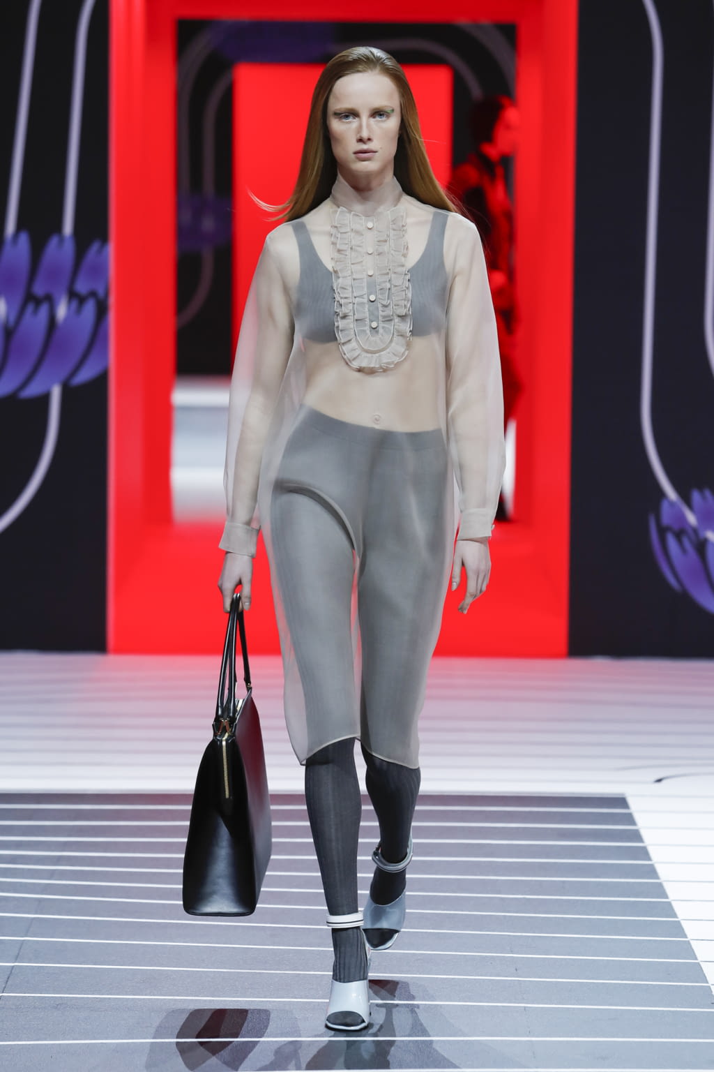 Fashion Week Milan Fall/Winter 2020 look 21 from the Prada collection womenswear