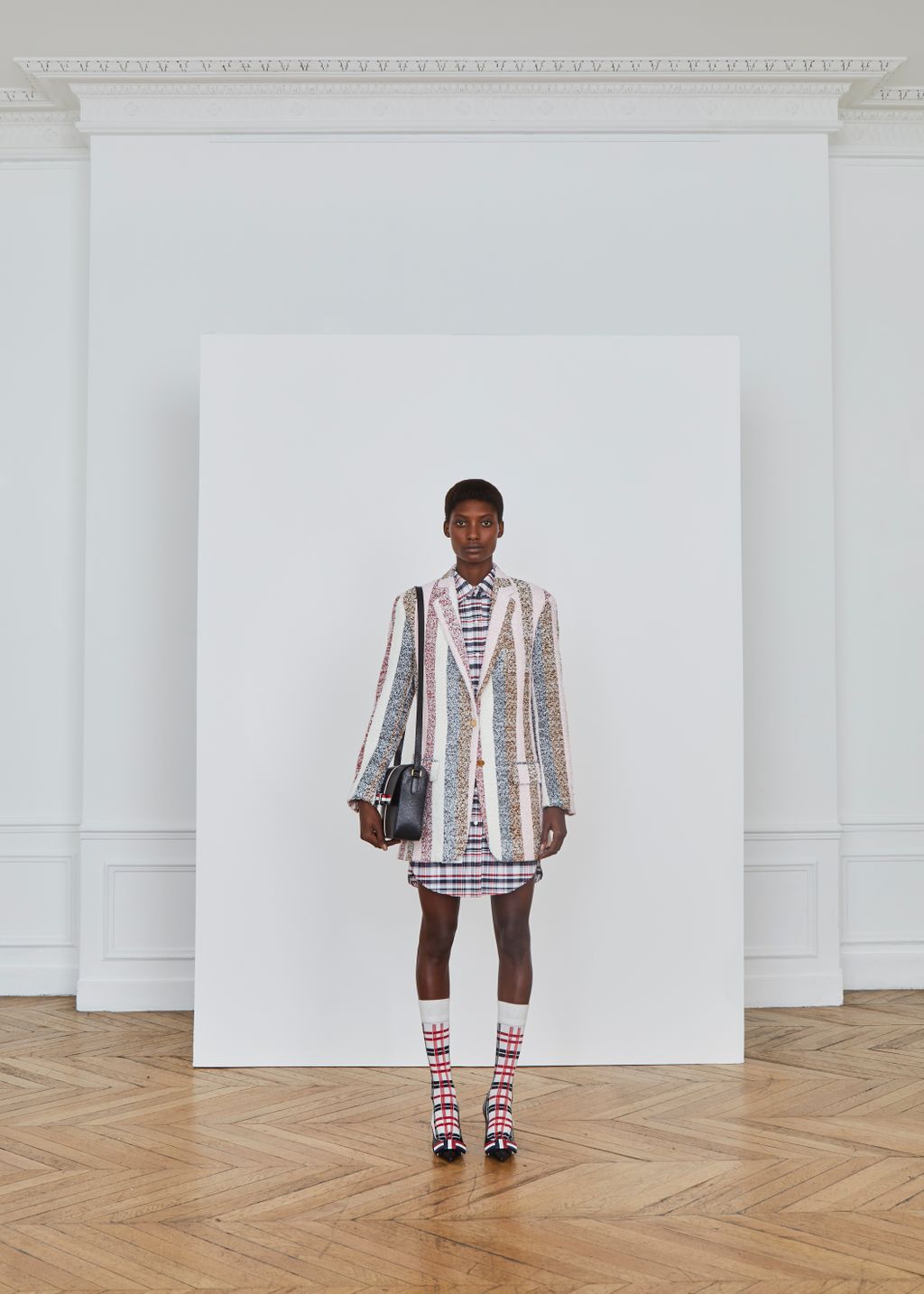 Fashion Week Paris Pre-Fall 2018 look 21 from the Thom Browne collection 女装