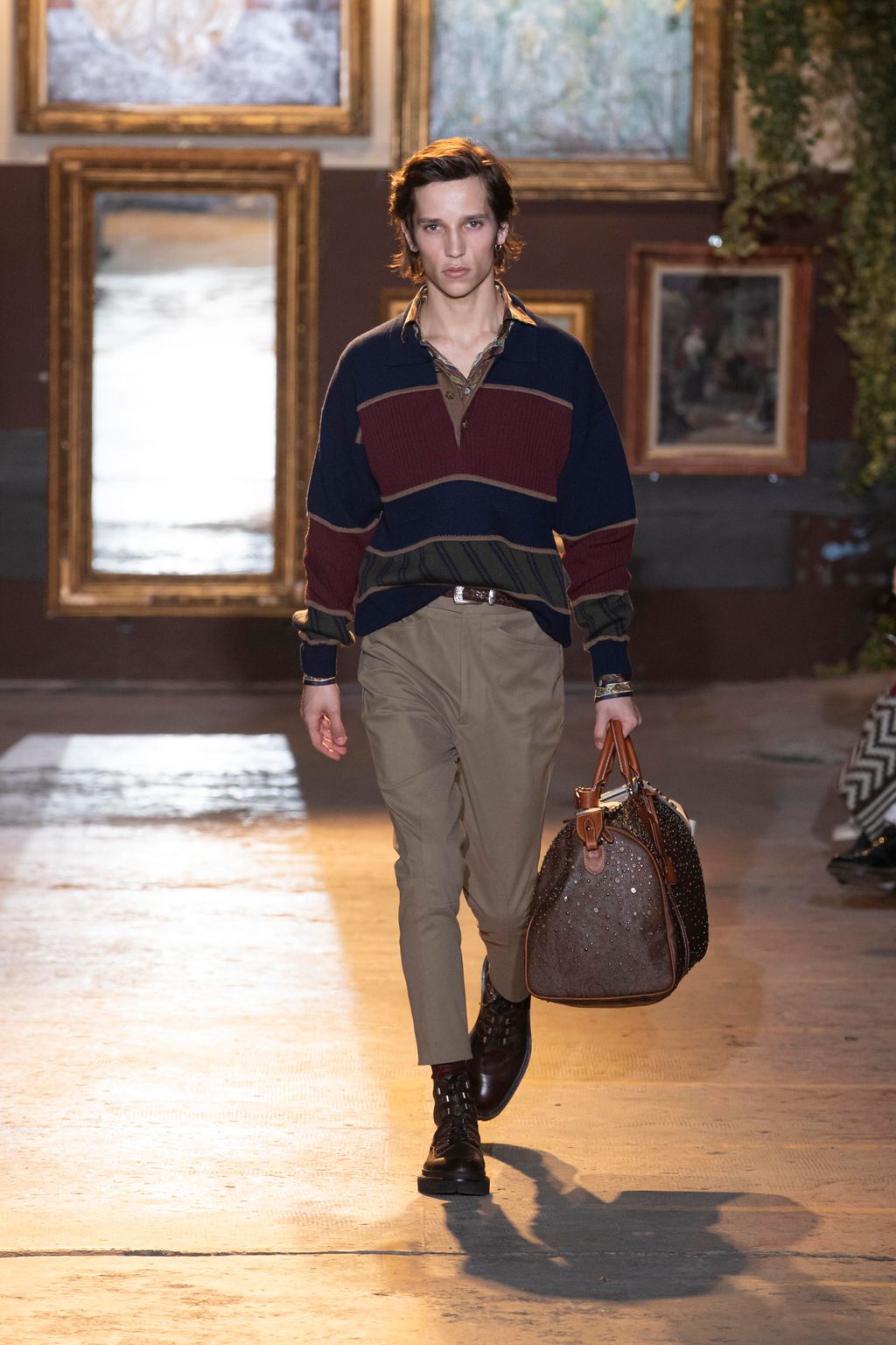Fashion Week Milan Fall/Winter 2020 look 22 from the Etro collection 男装