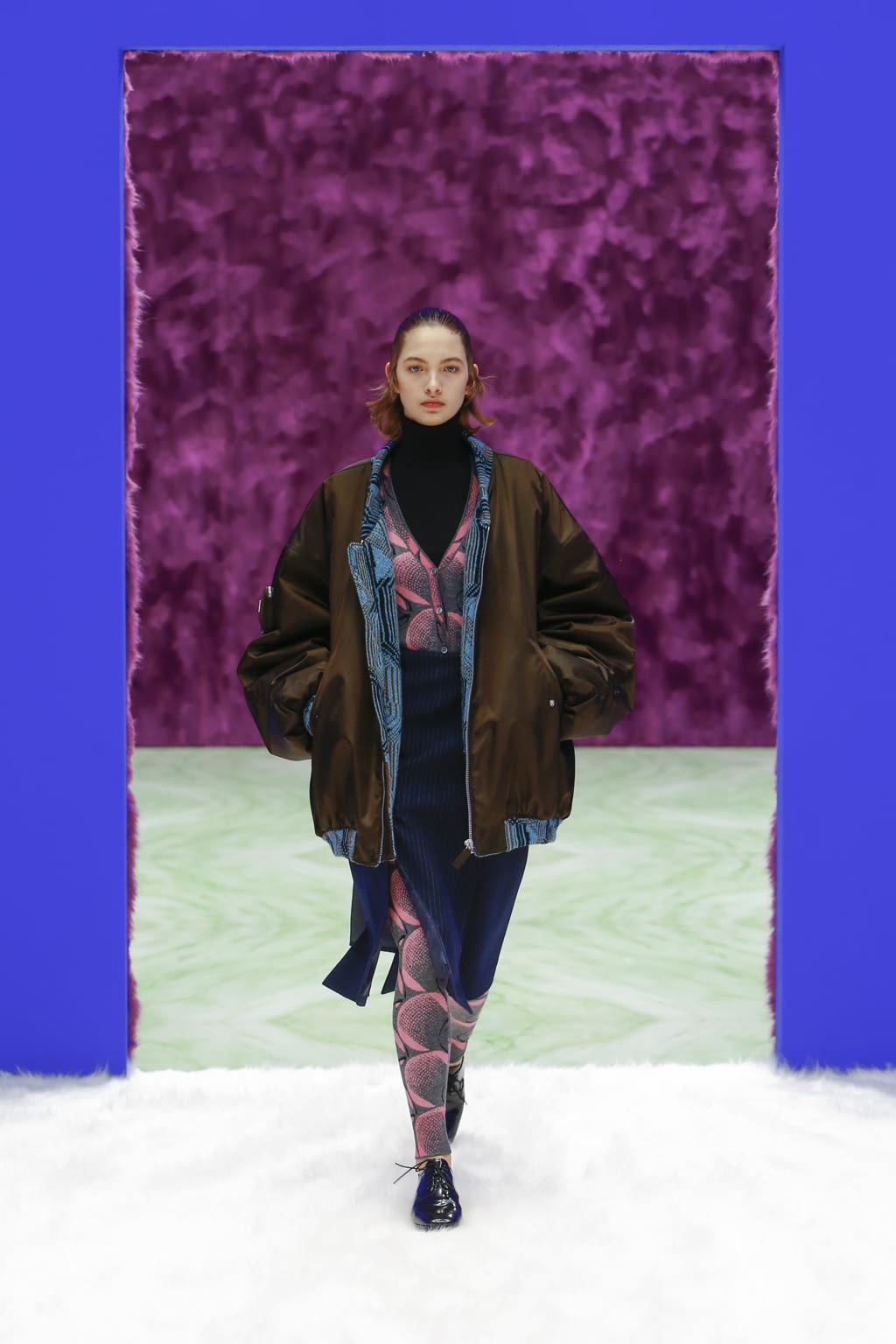Fashion Week Milan Fall/Winter 2021 look 22 from the Prada collection womenswear