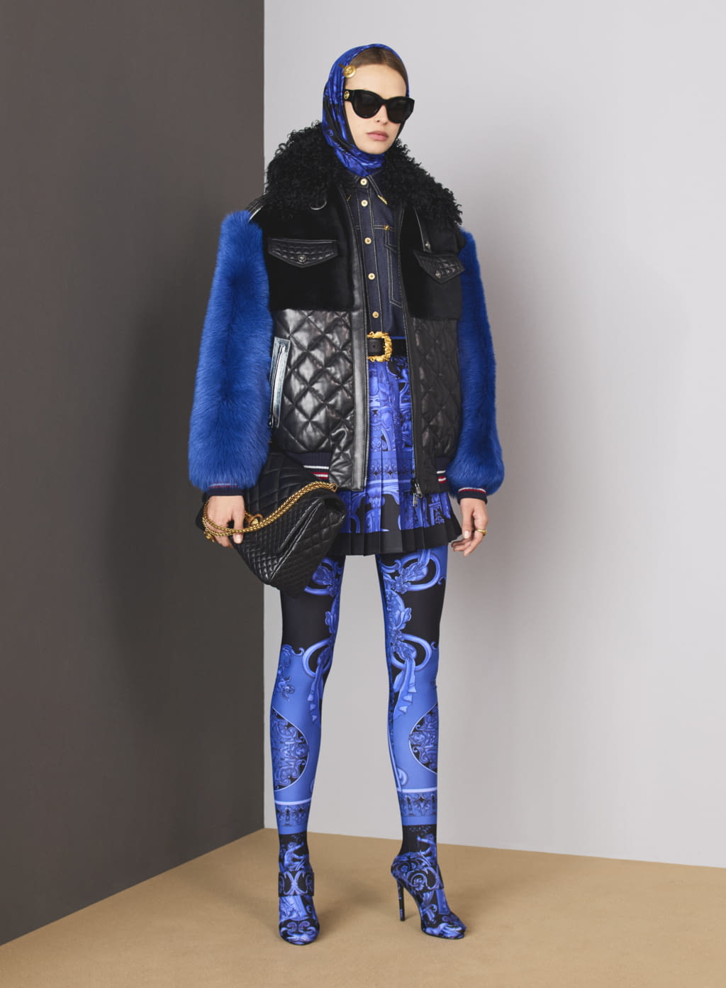 Fashion Week Milan Pre-Fall 2018 look 22 from the Versace collection 女装