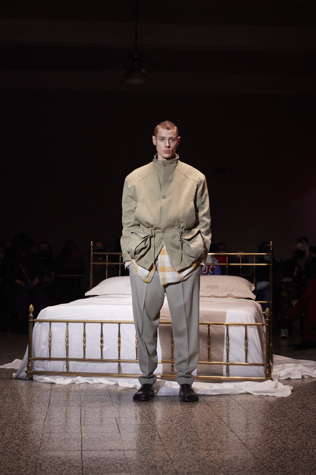 Fashion Week Milan Fall/Winter 2022 look 14 from the Magliano collection menswear