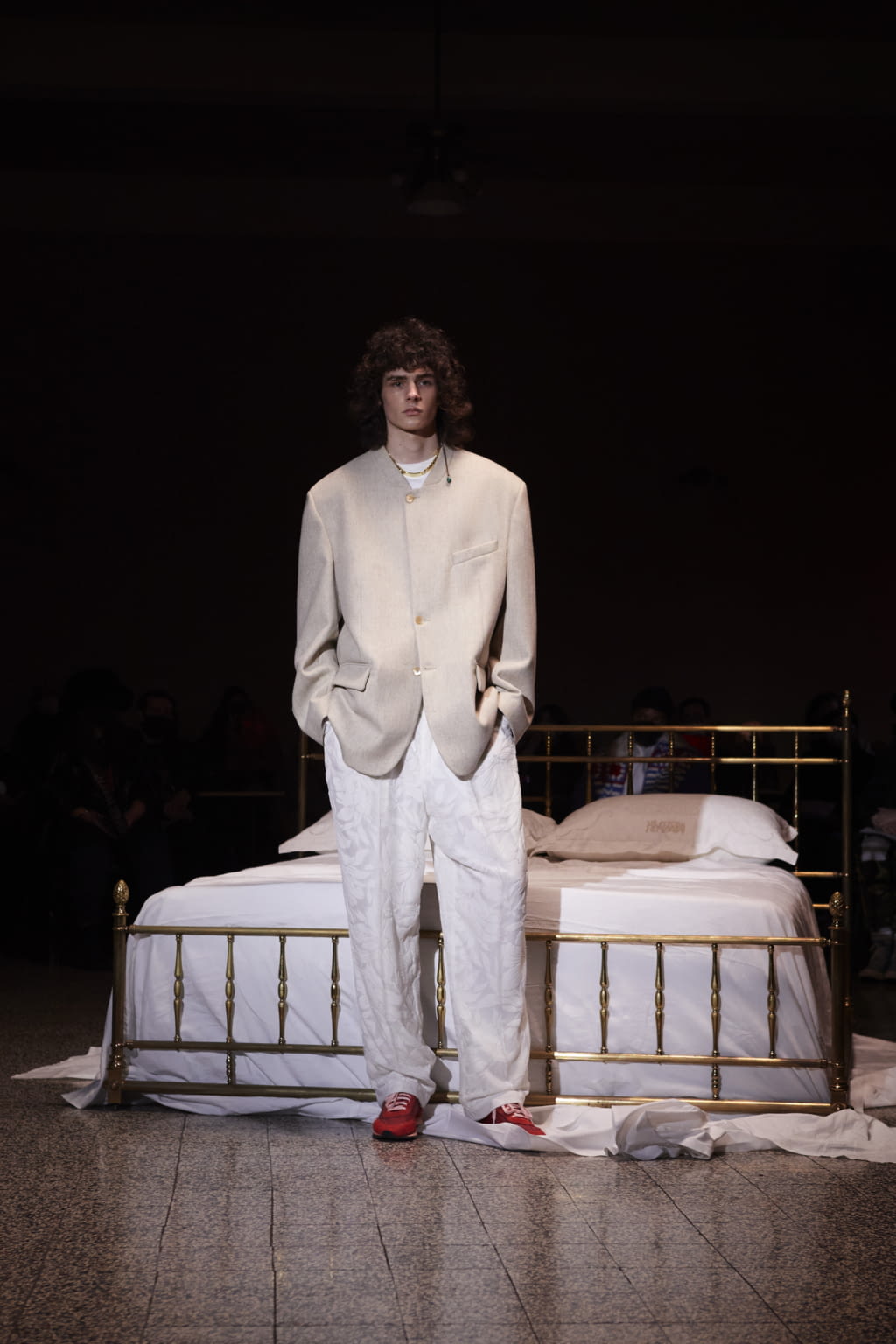 Fashion Week Milan Fall/Winter 2022 look 27 from the Magliano collection 男装