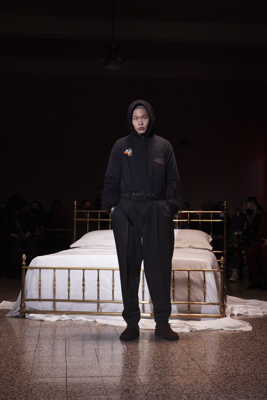 Fashion Week Milan Fall/Winter 2022 look 7 from the Magliano collection menswear