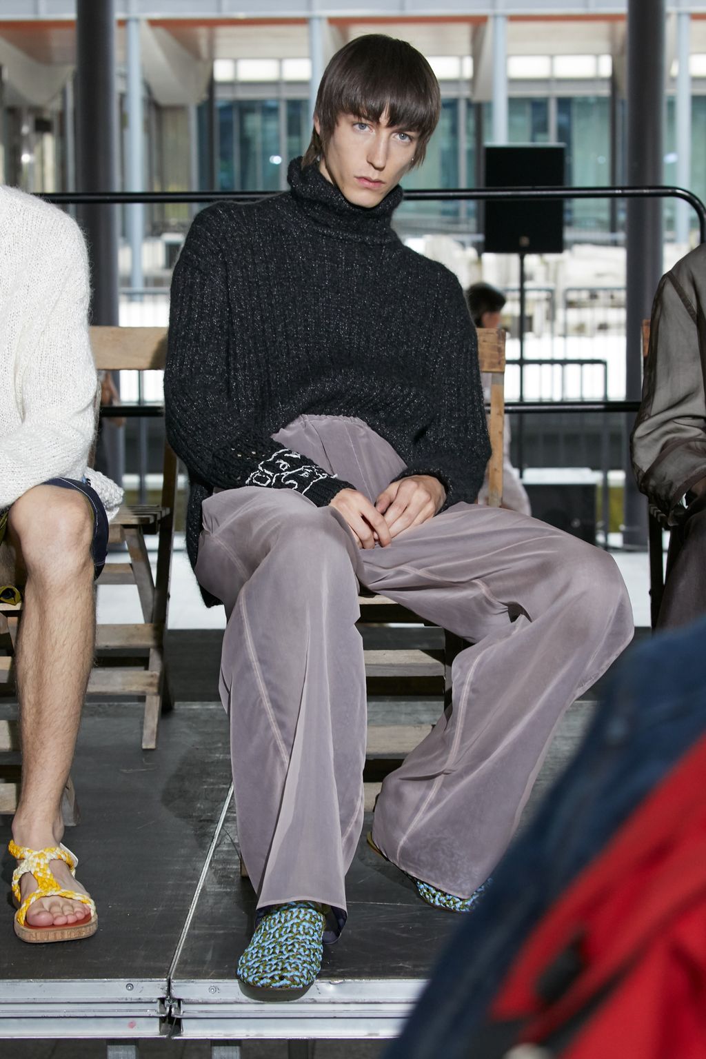 Fashion Week Paris Spring/Summer 2018 look 23 from the Acne Studios collection menswear