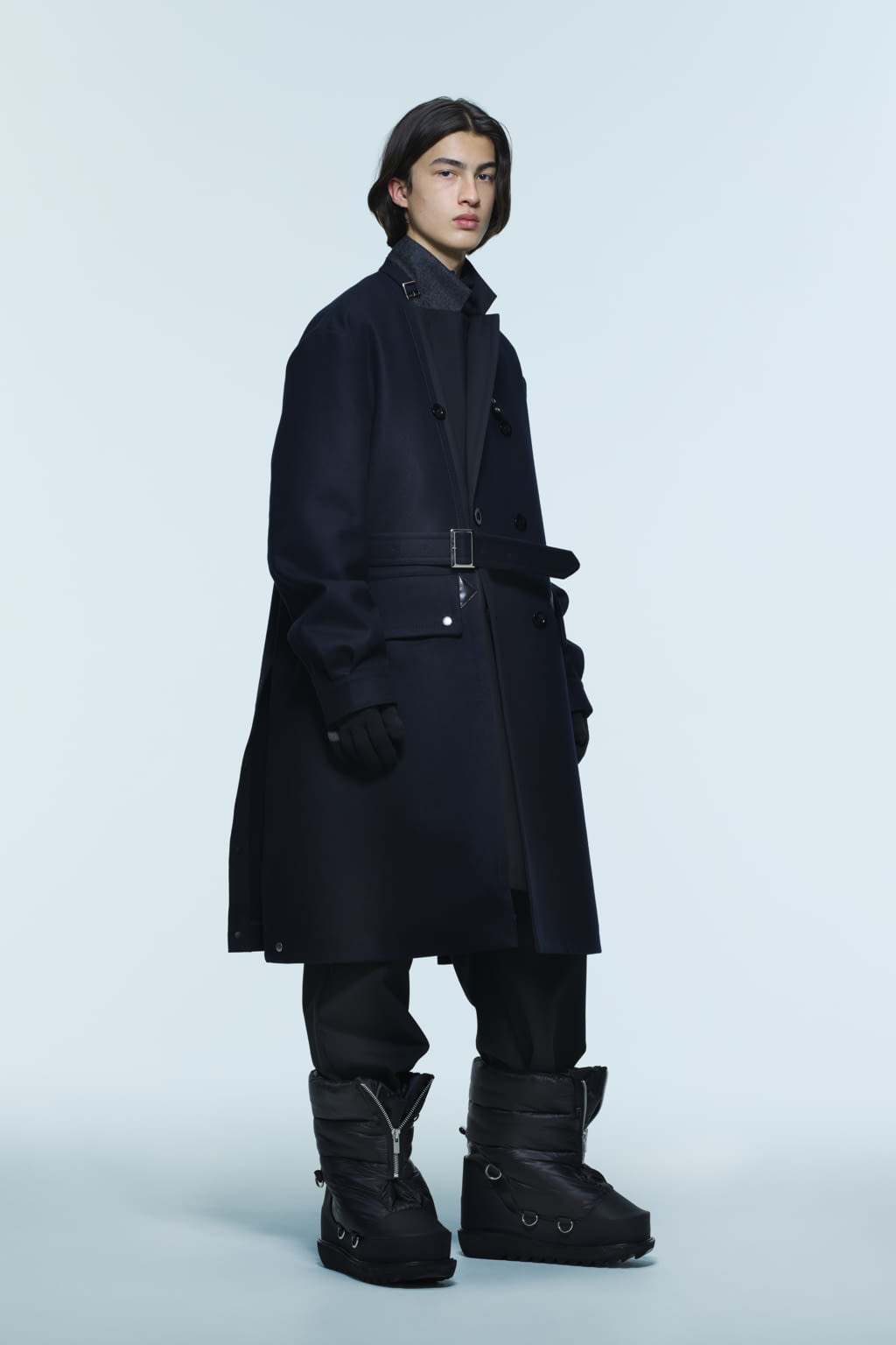 Fashion Week Paris Pre-Fall 2022 look 23 from the Sacai collection 男装