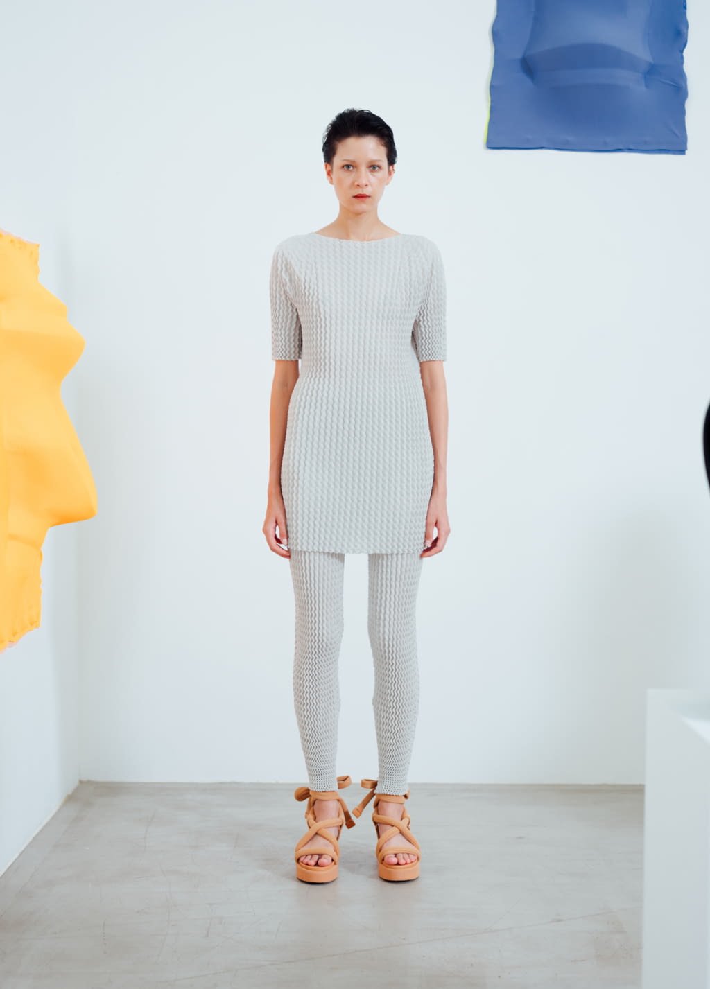 Fashion Week Paris Spring/Summer 2021 look 23 from the Issey Miyake collection 女装