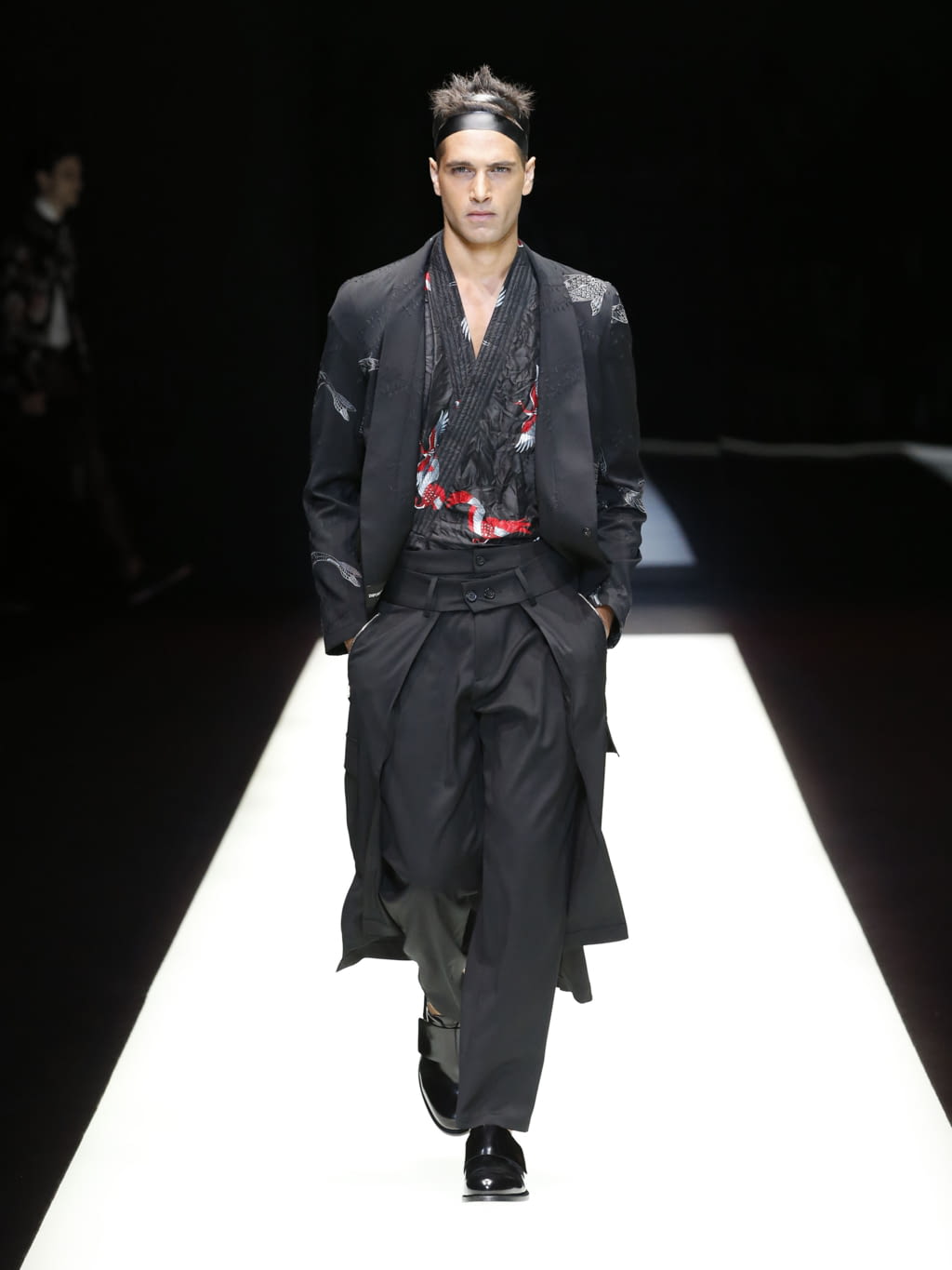 Fashion Week Milan Spring/Summer 2018 look 23 from the Emporio Armani collection menswear