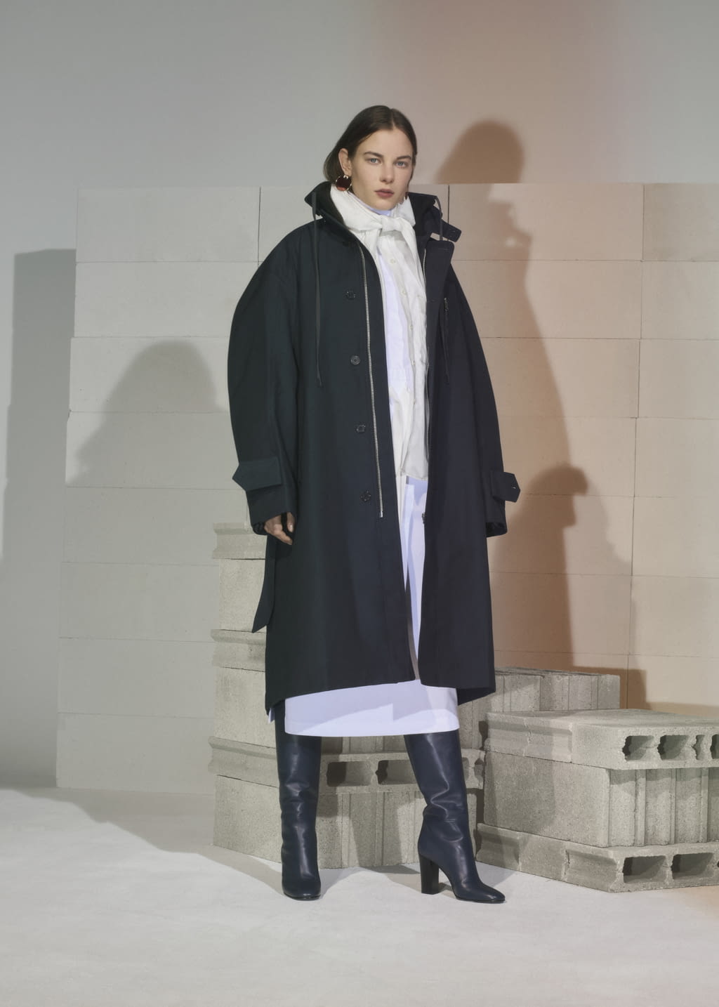 Fashion Week Paris Fall/Winter 2019 look 24 from the Maison Kitsuné collection womenswear