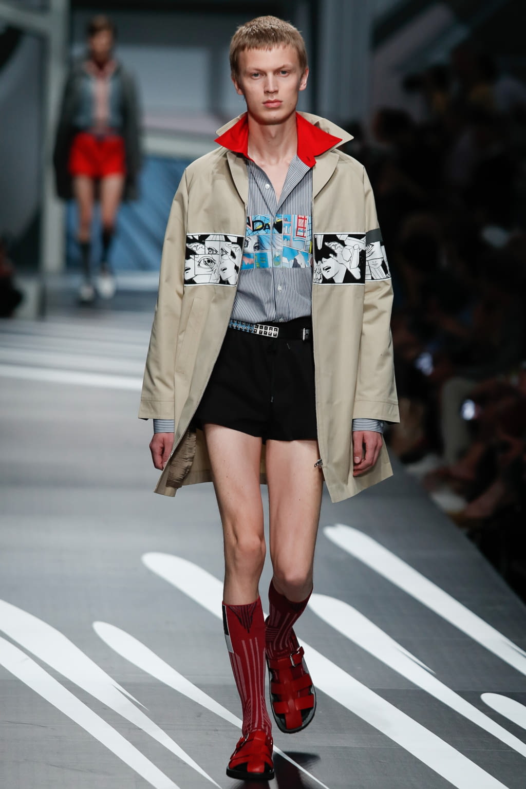 Fashion Week Milan Spring/Summer 2018 look 23 from the Prada collection 男装