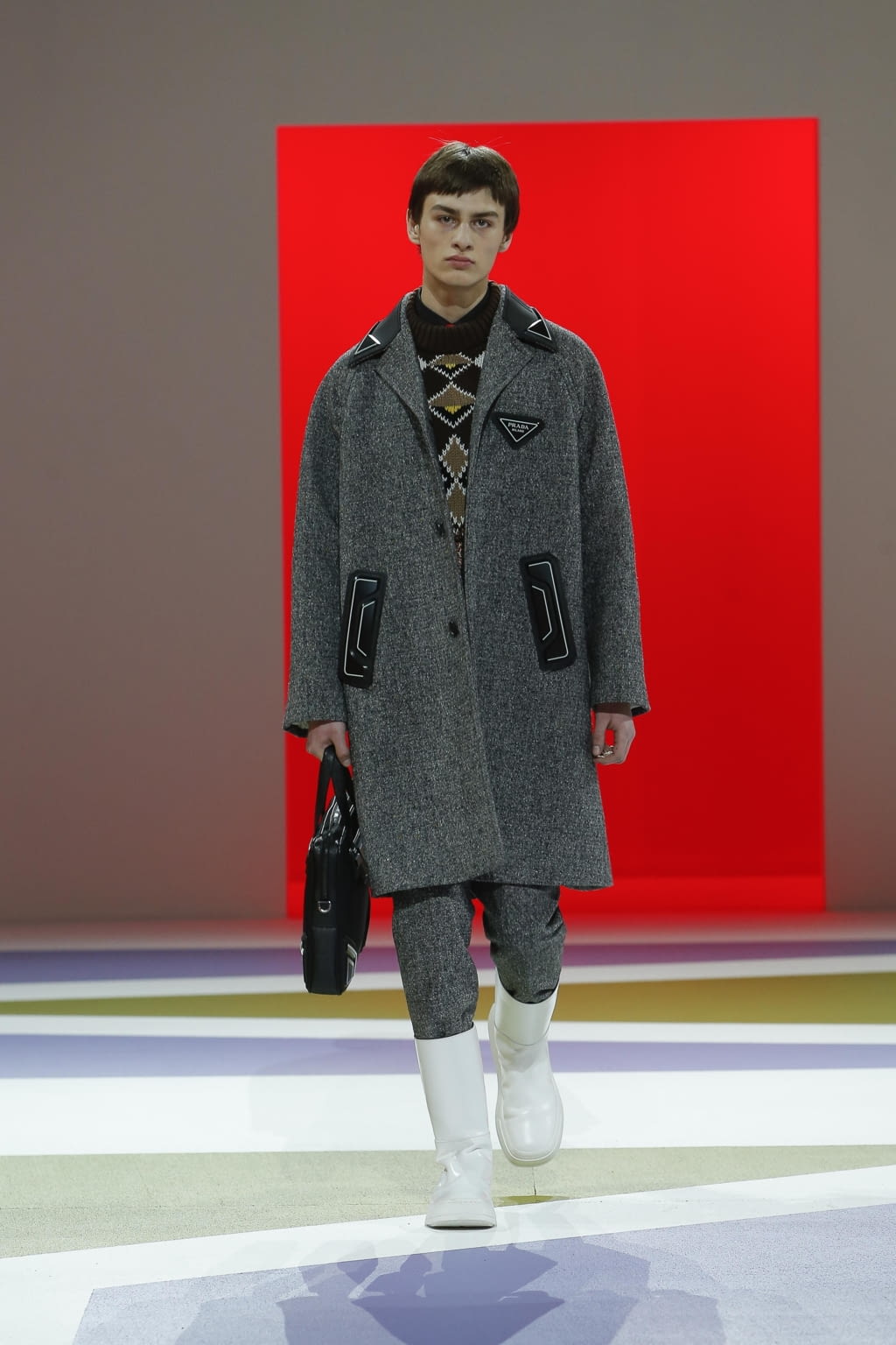 Fashion Week Milan Fall/Winter 2020 look 23 from the Prada collection 男装