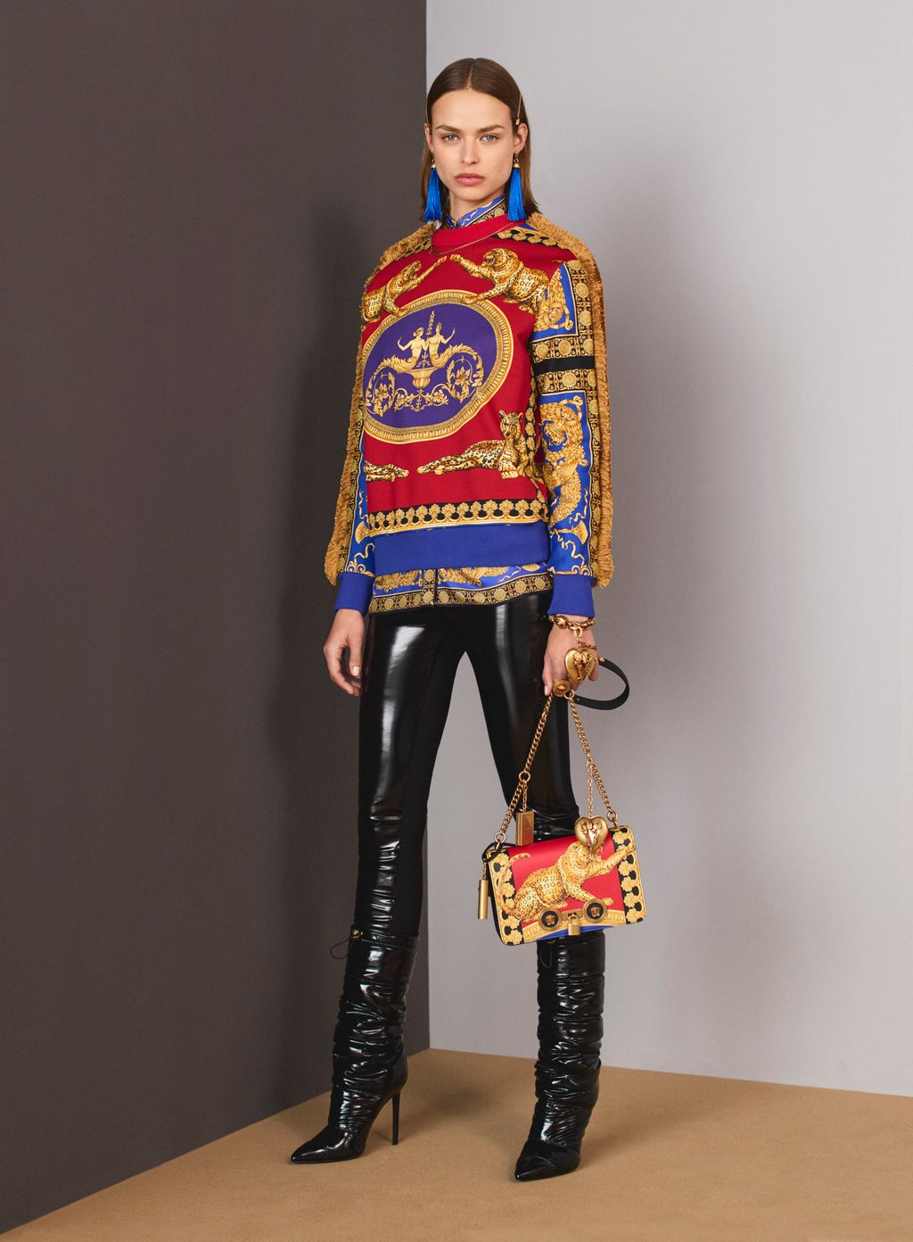 Fashion Week Milan Pre-Fall 2018 look 23 from the Versace collection 女装