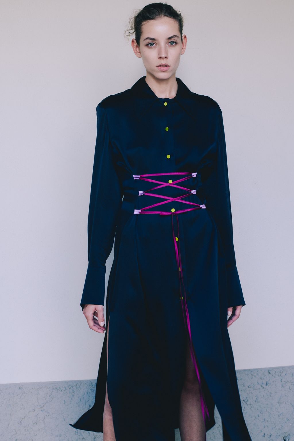 Fashion Week Milan Fall/Winter 2023 look 21 from the Vernisse collection womenswear