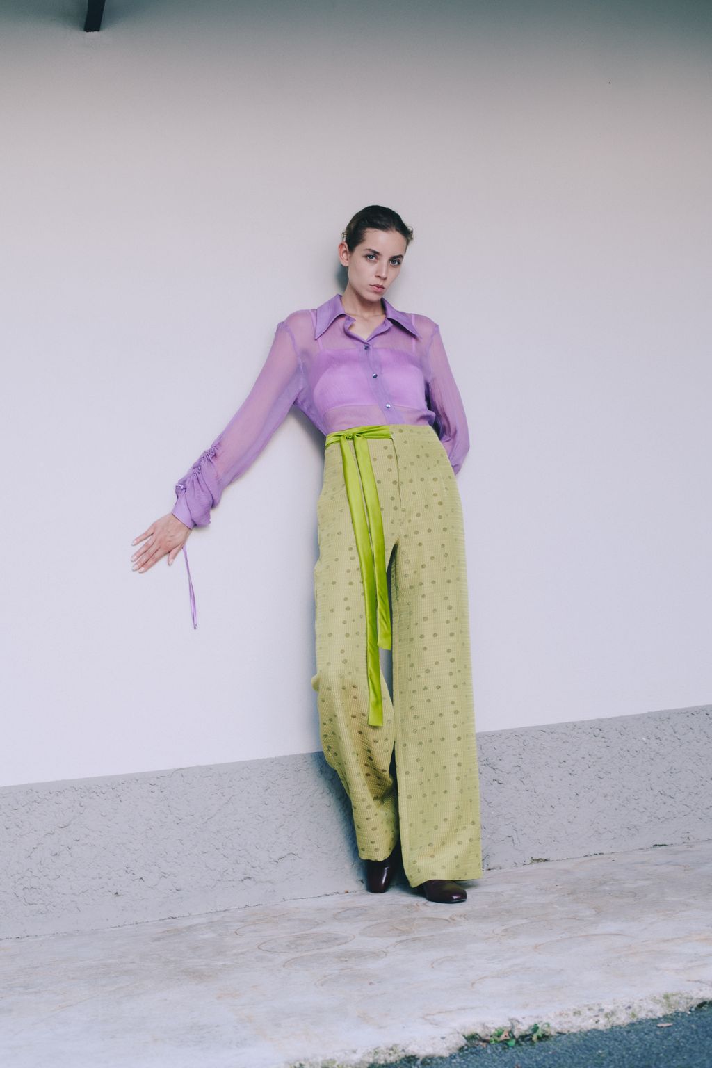 Fashion Week Milan Fall/Winter 2023 look 23 de la collection Vernisse womenswear