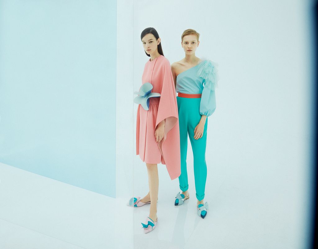 Fashion Week London Resort 2019 look 23 from the Delpozo collection womenswear