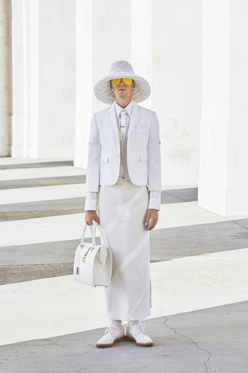 Fashion Week Paris Spring/Summer 2021 look 26 from the Thom Browne collection womenswear