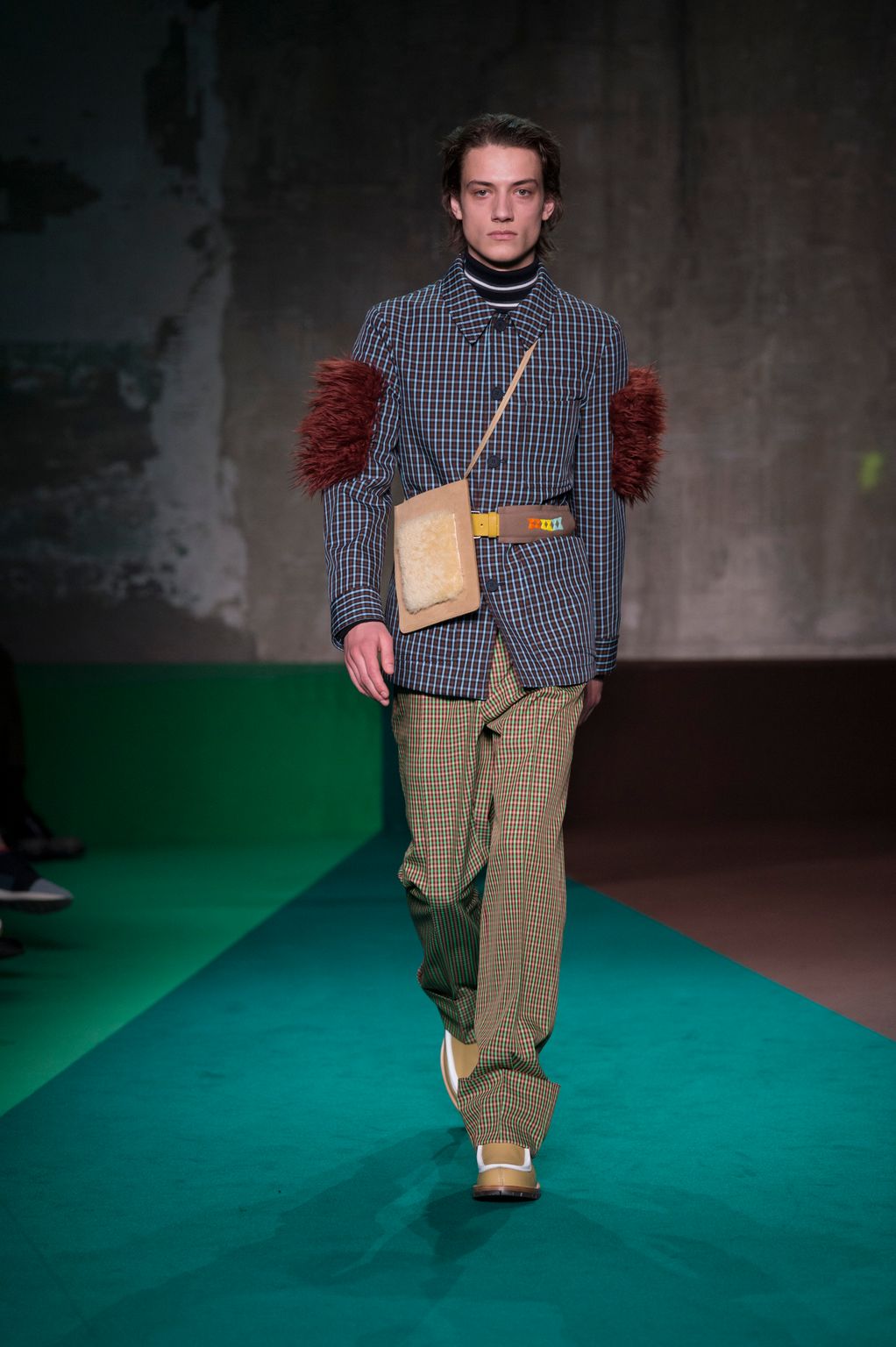Fashion Week Milan Fall/Winter 2017 look 24 from the Marni collection 男装