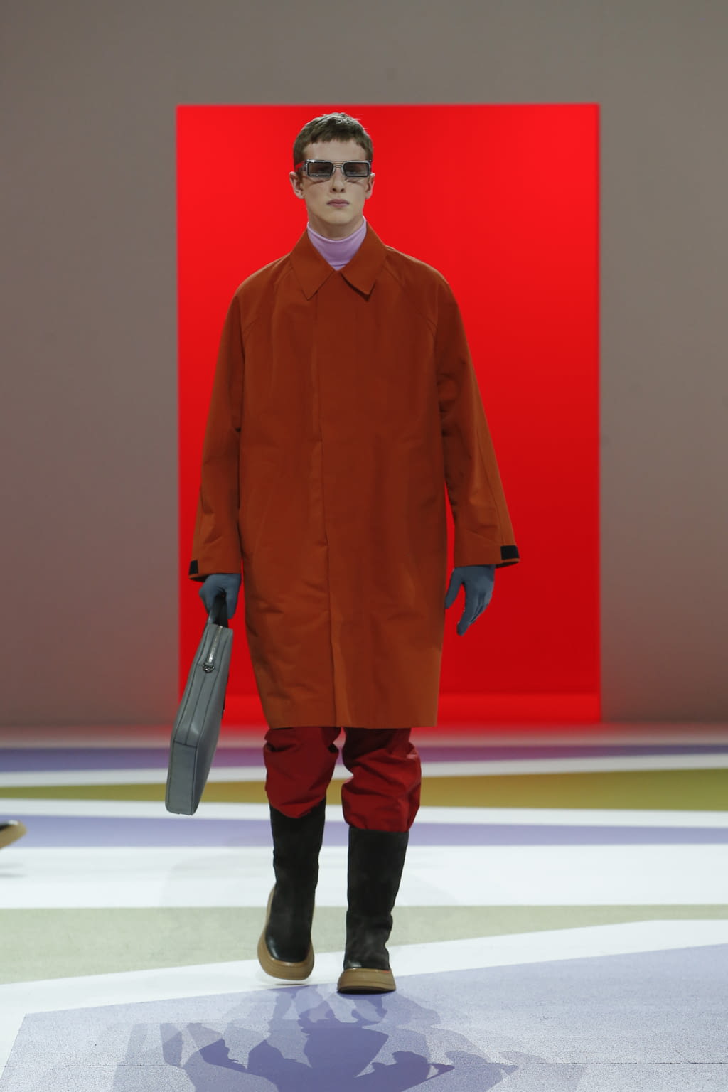 Fashion Week Milan Fall/Winter 2020 look 24 from the Prada collection 男装