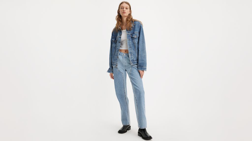Fashion Week Paris Spring/Summer 2024 look 49 from the Levi’s® RED TAB HOLIDAY collection womenswear