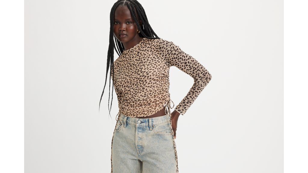 Fashion Week Paris Spring/Summer 2024 look 61 from the Levi’s® RED TAB HOLIDAY collection womenswear