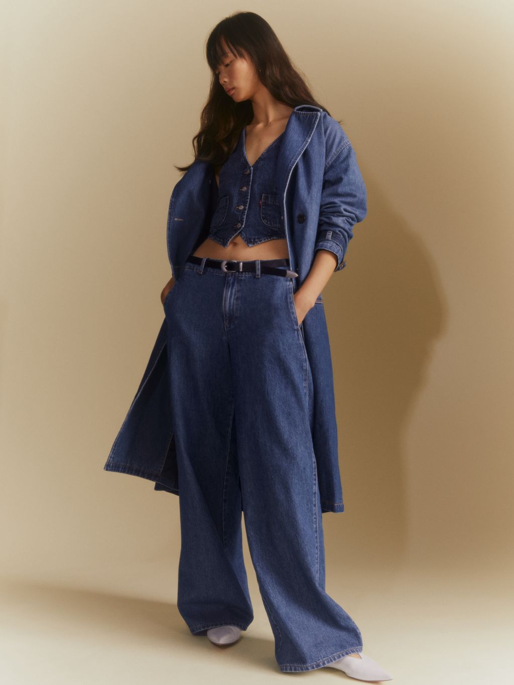 Fashion Week Paris Fall/Winter 2024 look 22 from the Levi’s® collection 女装