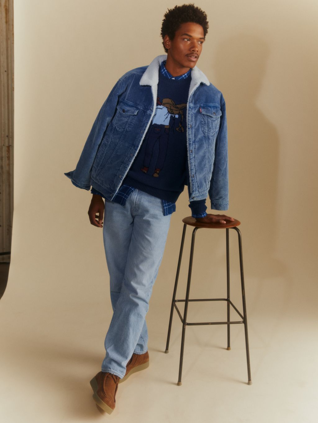 Fashion Week Paris Fall/Winter 2024 look 29 from the Levi’s® RED TAB DENIM LIFESTYLE collection womenswear