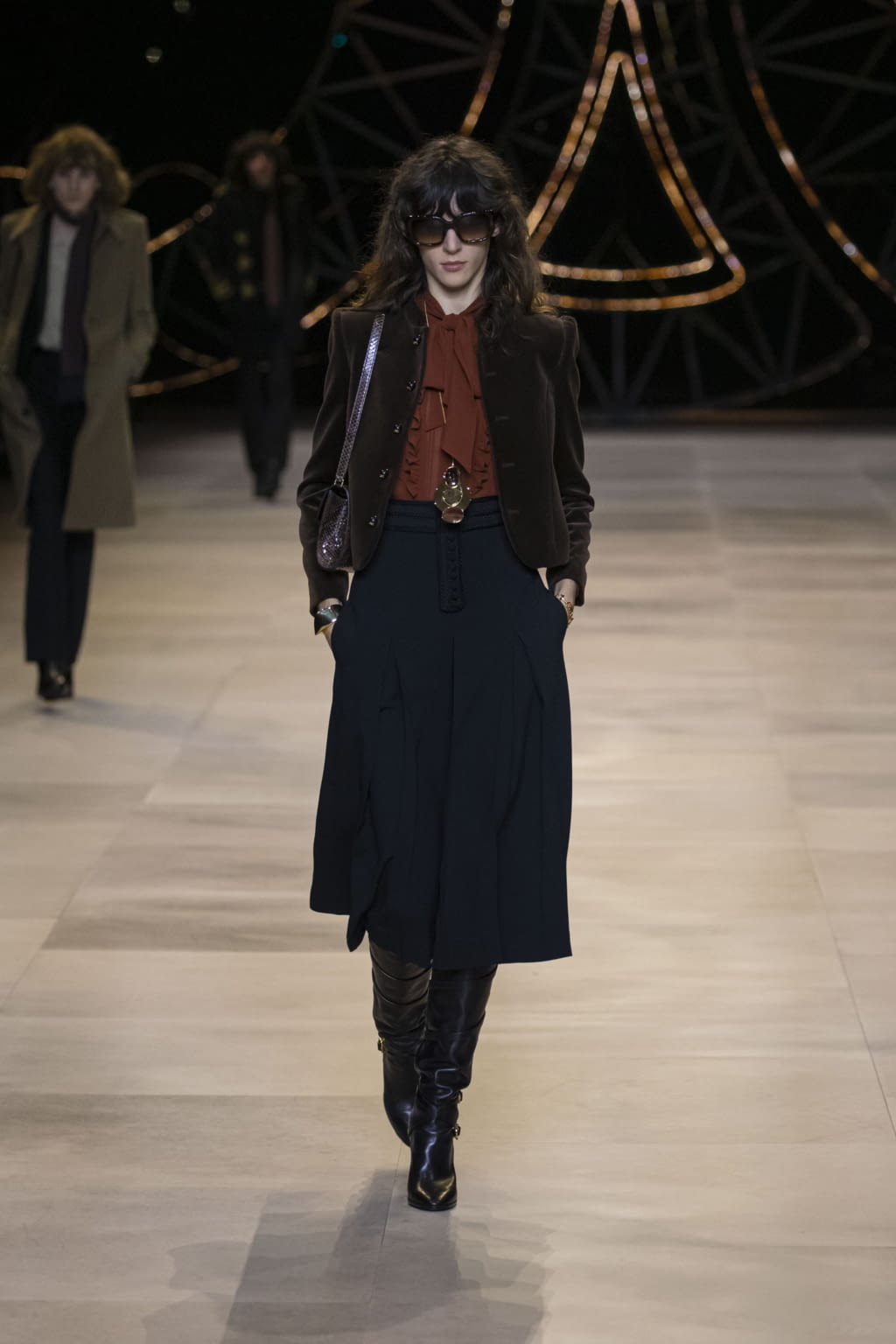 Fashion Week Paris Fall/Winter 2020 look 25 de la collection Celine womenswear
