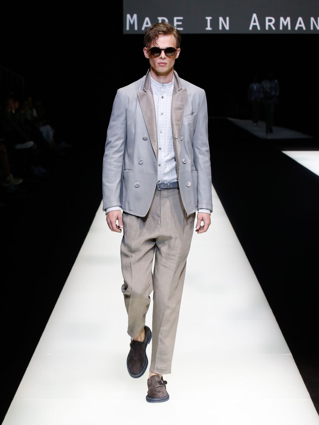 Fashion Week Milan Spring/Summer 2018 look 24 from the Giorgio Armani collection 男装