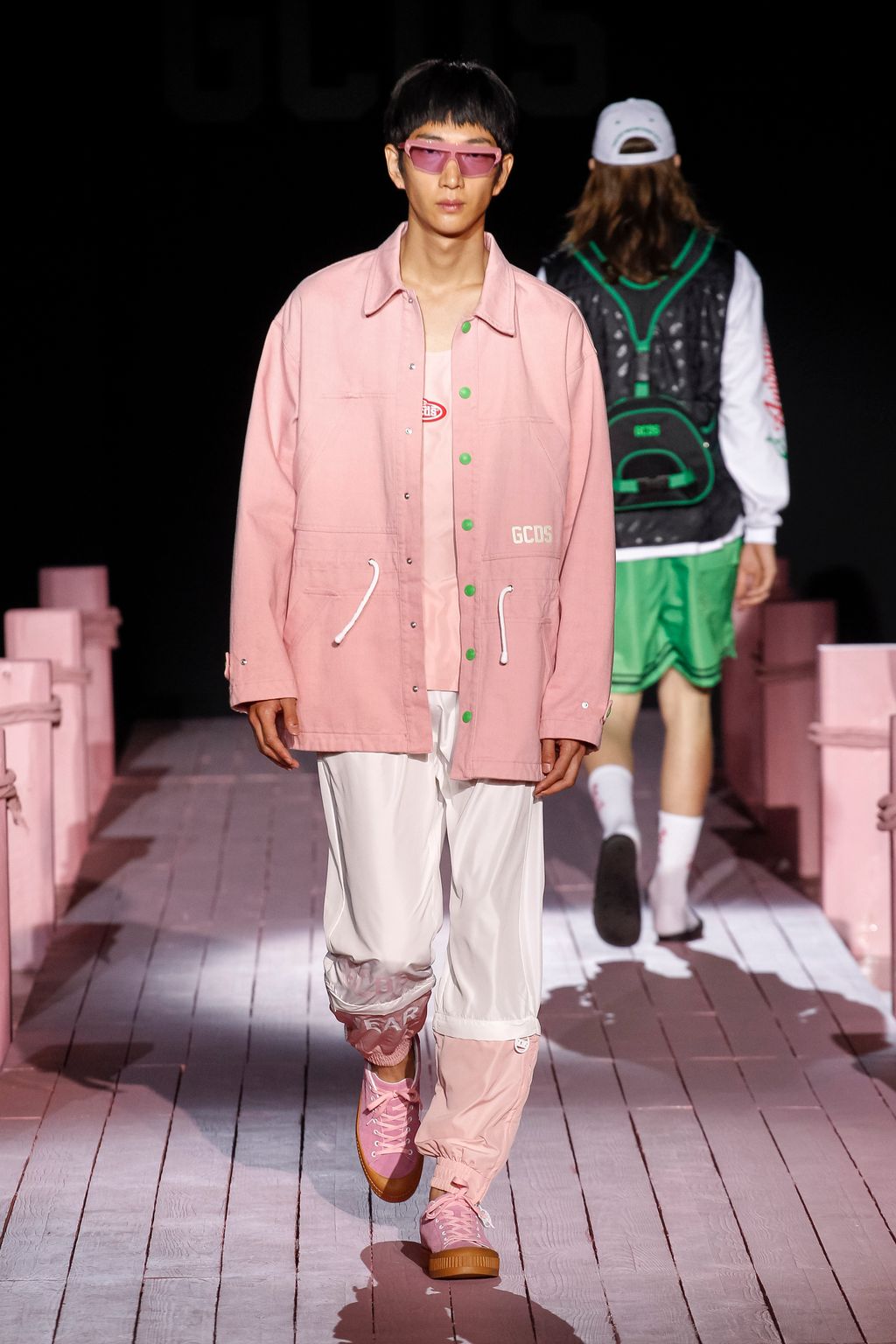 Fashion Week Milan Spring/Summer 2018 look 25 from the GCDS collection menswear