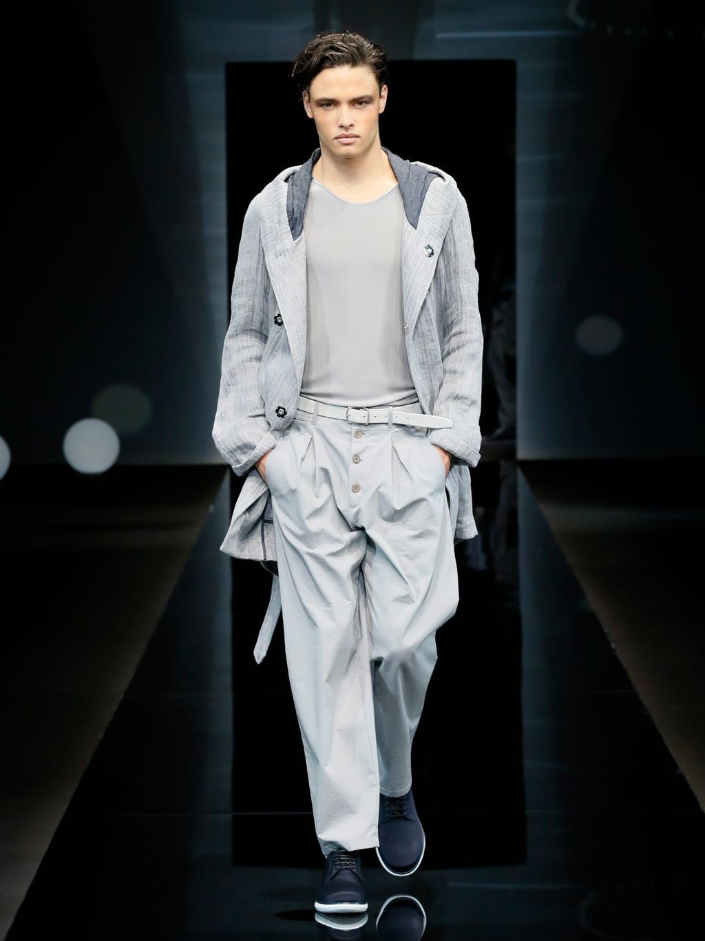 Fashion Week Milan Spring/Summer 2017 look 25 from the Giorgio Armani collection 男装