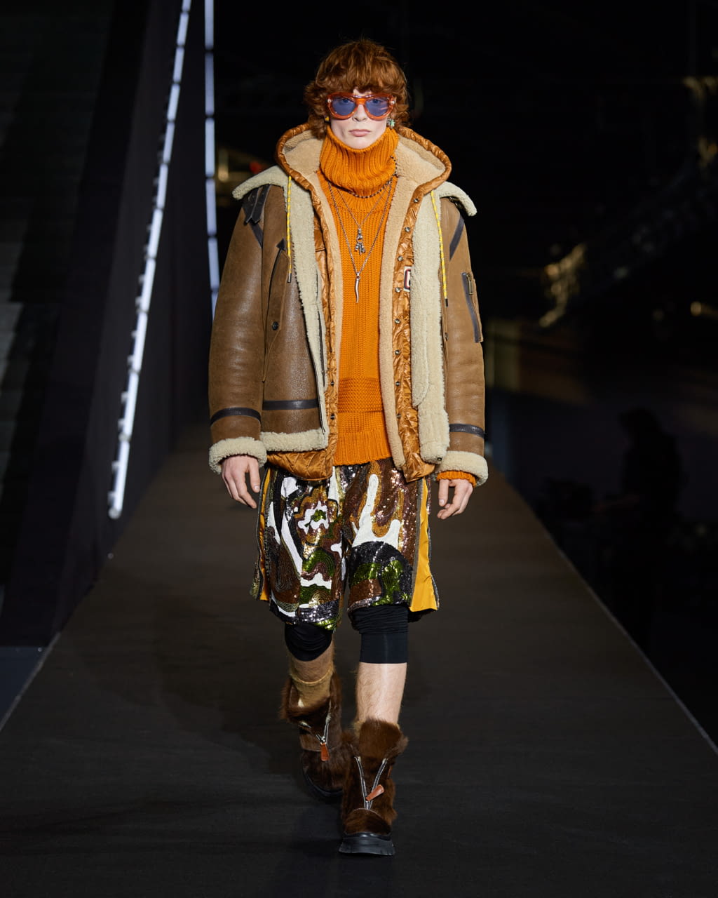 Fashion Week Milan Fall/Winter 2022 look 25 de la collection Dsquared2 menswear