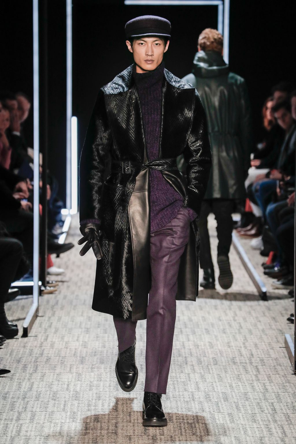Fashion Week Paris Fall/Winter 2017 look 25 from the Cerruti 1881 collection menswear